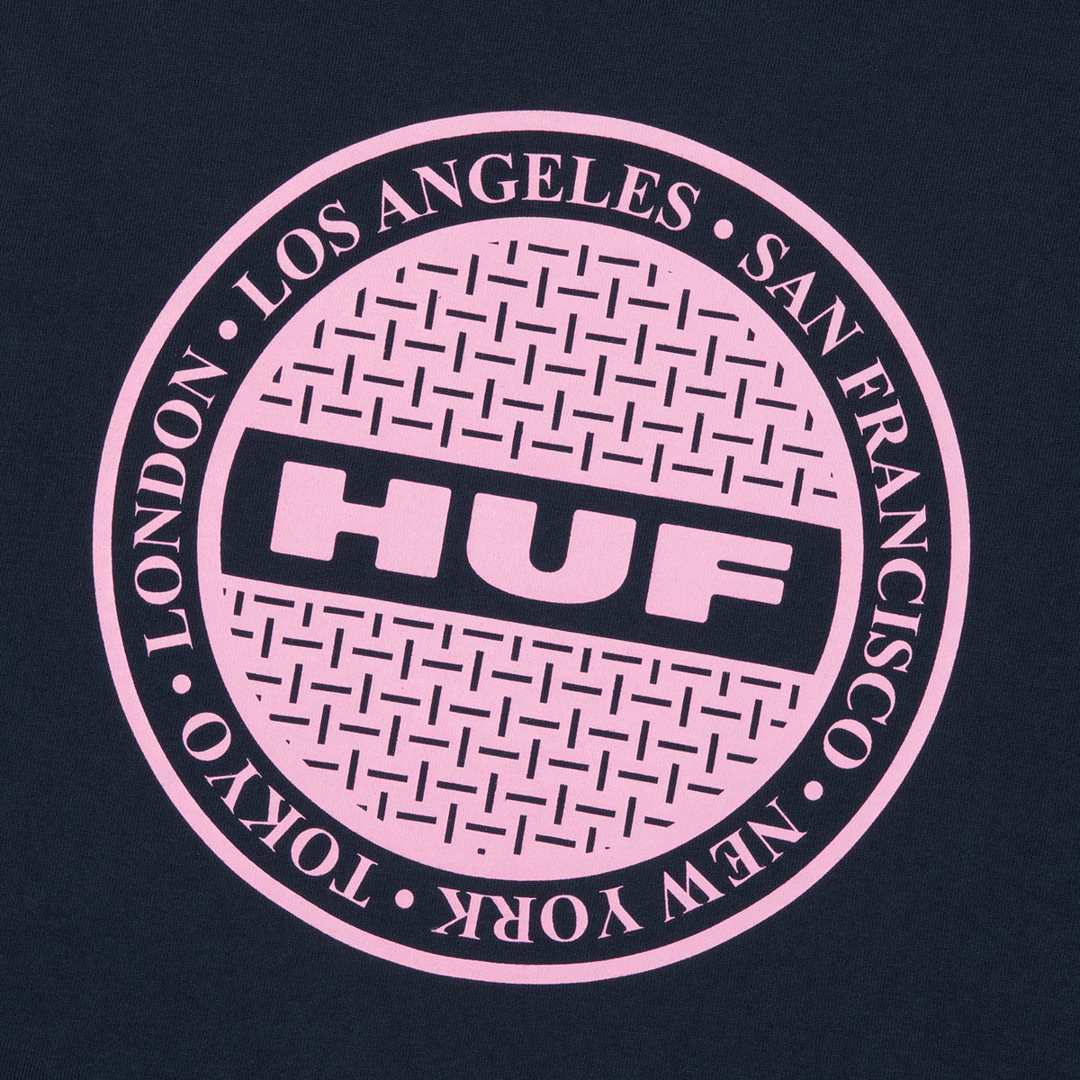 HUF (ハフ) Worldwide JP /HOODIES（パーカー）/ MANHOLE FULL ZIP HOODIE商品 / ASH GREY
