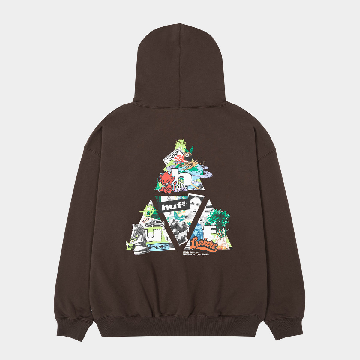 HUF (ハフ) Worldwide JP / HOODIES（パーカー） / ENERGY TT HOODIE商品 / BROWN
