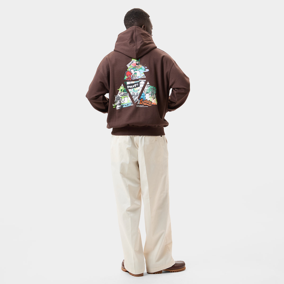 HUF (ハフ) Worldwide JP /HOODIES（パーカー）/ ENERGY TT HOODIE商品 / BROWN