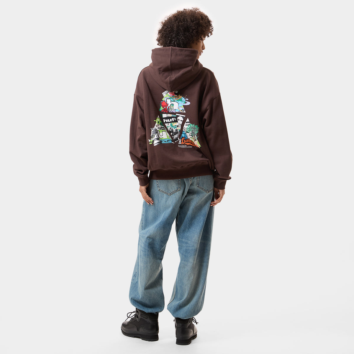HUF (ハフ) Worldwide JP /HOODIES（パーカー）/ ENERGY TT HOODIE商品 / BROWN