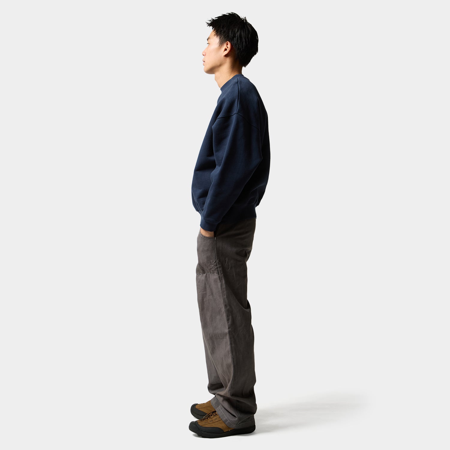 【鮨 尚充 × uncrave WHITE】 SUSHI スウェット　FREE HUF X EVISEN SUSHI CREW FLEECE｜SWEATSHIRTS（スウェットシャツ