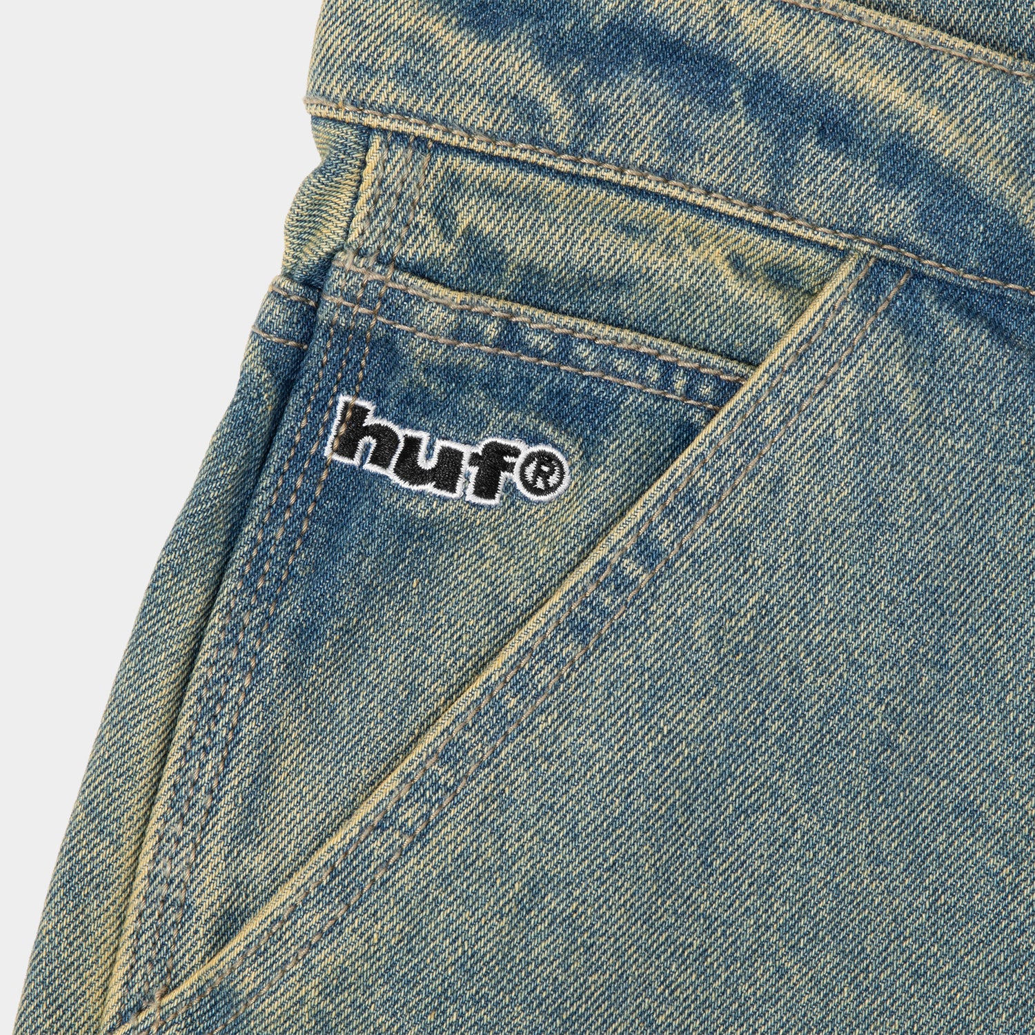HUF (ハフ) Worldwide JP /PANTS（パンツ）/ KINDA LOOSE DOUBLE KNEES商品 / INDIGO EARTH