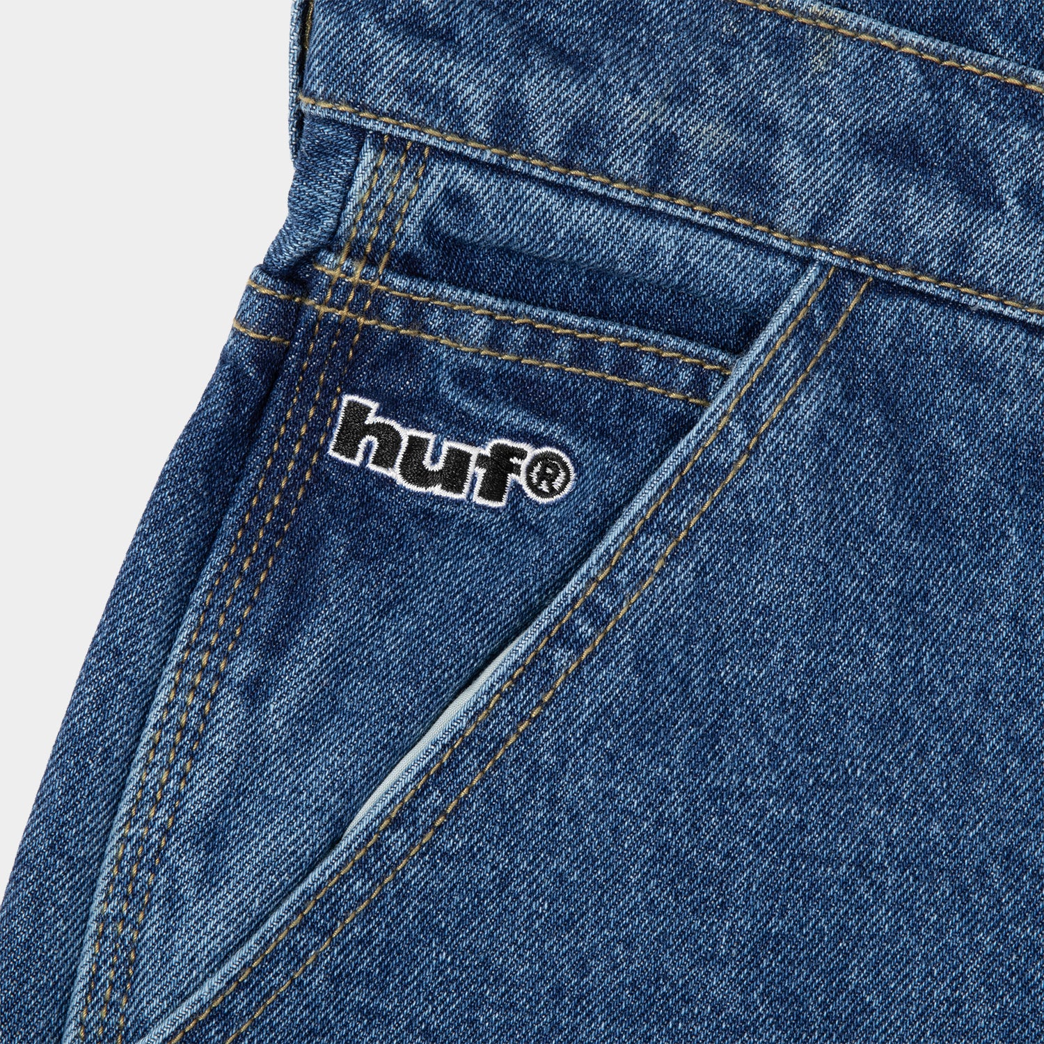 HUF (ハフ) Worldwide JP /PANTS（パンツ）/ KINDA LOOSE DOUBLE KNEES商品 / INDIGO EARTH