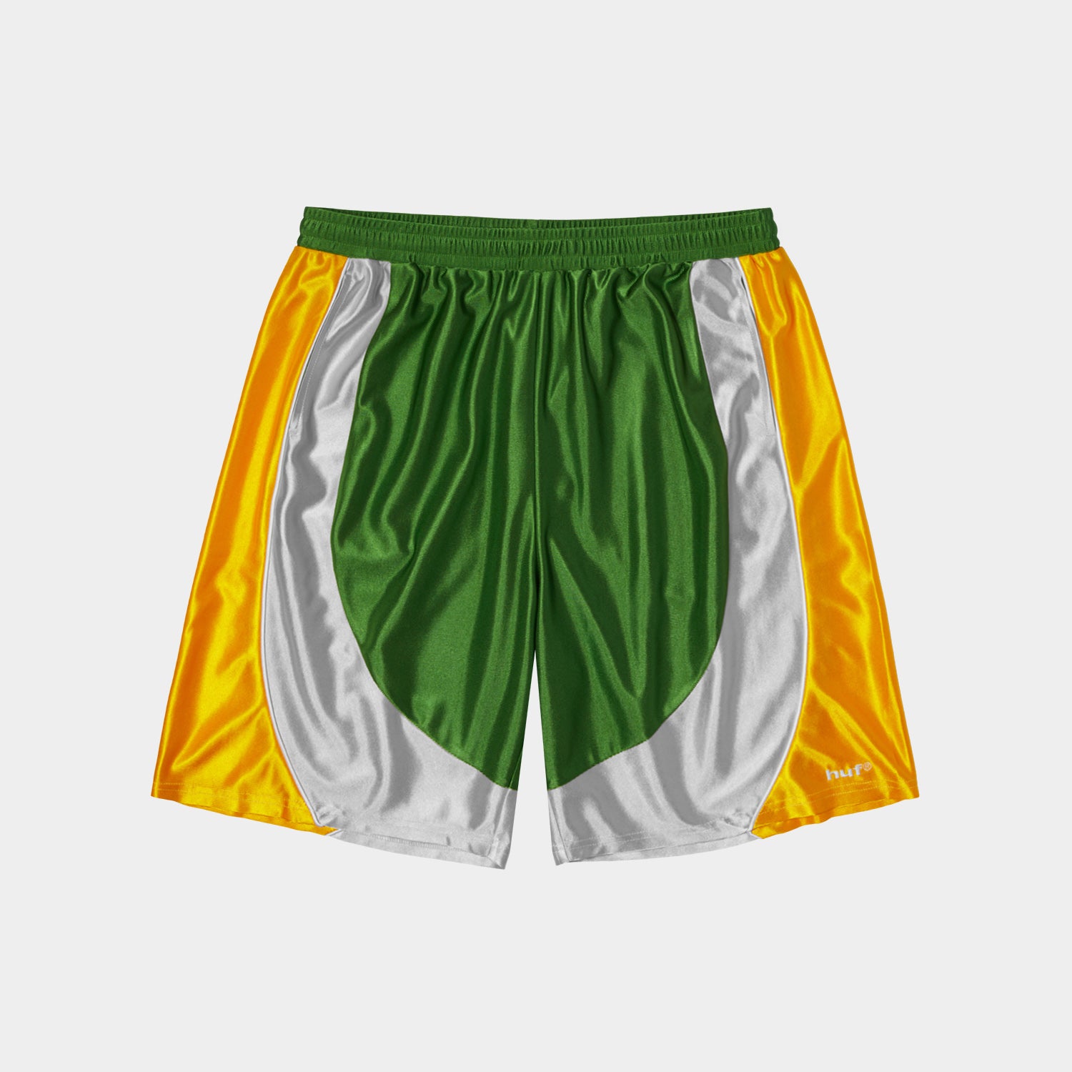 HUF (ハフ) Worldwide JP /SHORTS（ショーツ）/ BRADLEY BASKETBALL SHORT商品 / ACID GREEN