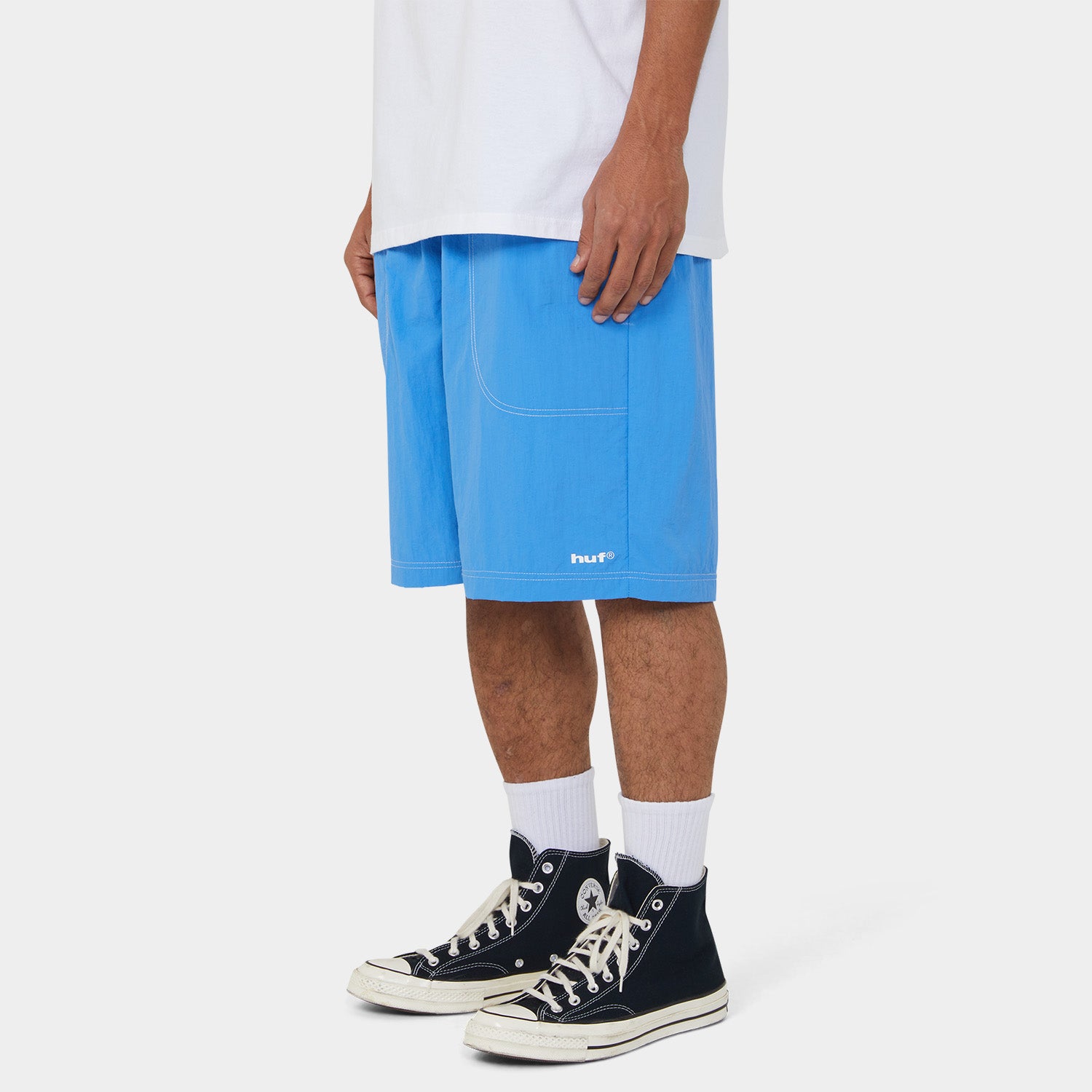 HUF (ハフ) Worldwide JP /SHORTS（ショーツ）/ 89 CONTRAST EASY SHORT商品 / BLACK