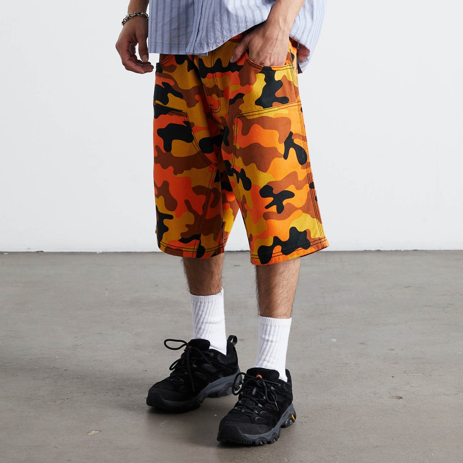 KINDA LOOSE DOUBLE KNEE CAMO SHORT｜SHORTS（ショーツ）｜【公式通販