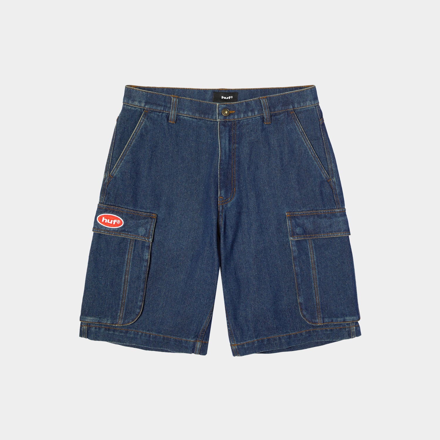 HUF (ハフ) Worldwide JP /SHORTS（ショーツ）/ OVAL DENIM CARGO SHORT商品 / INDIGO