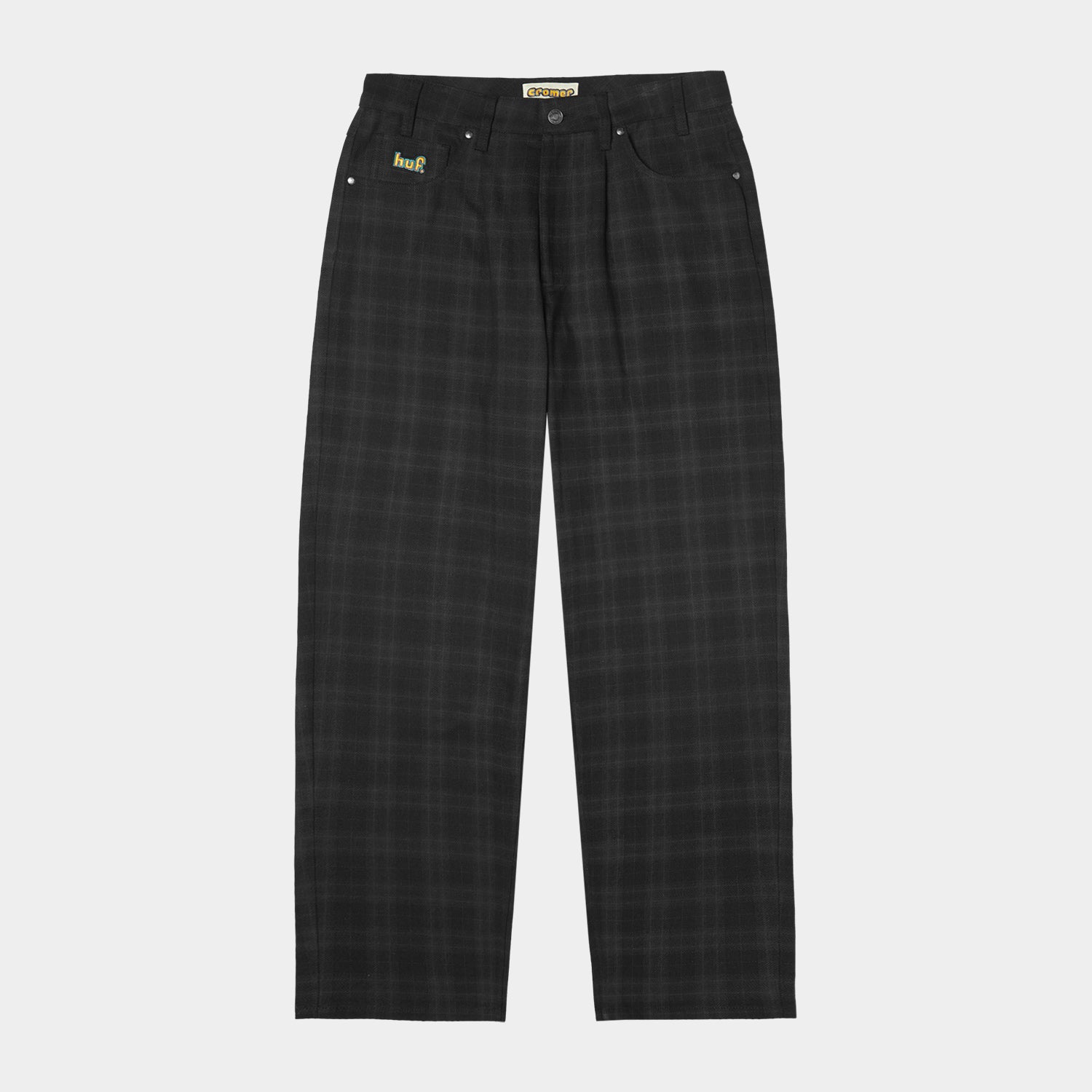 HUF (ハフ) Worldwide JP /PANTS（パンツ）/ CROMER PLAID PANT商品 / BLACK