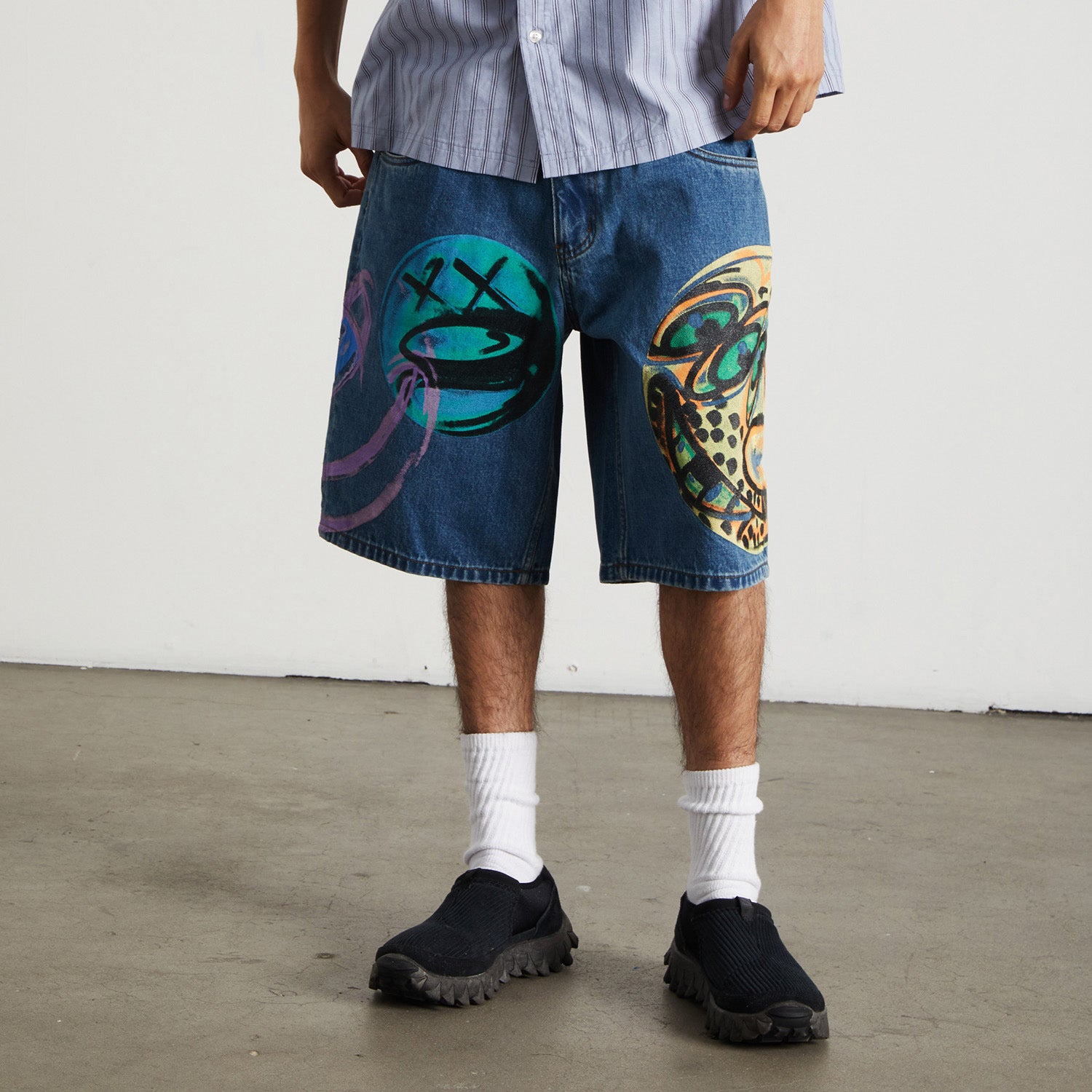 KENNY SCHARF SPRAY GUYS DENIM SHORT｜SHORTS（ショーツ）｜【公式