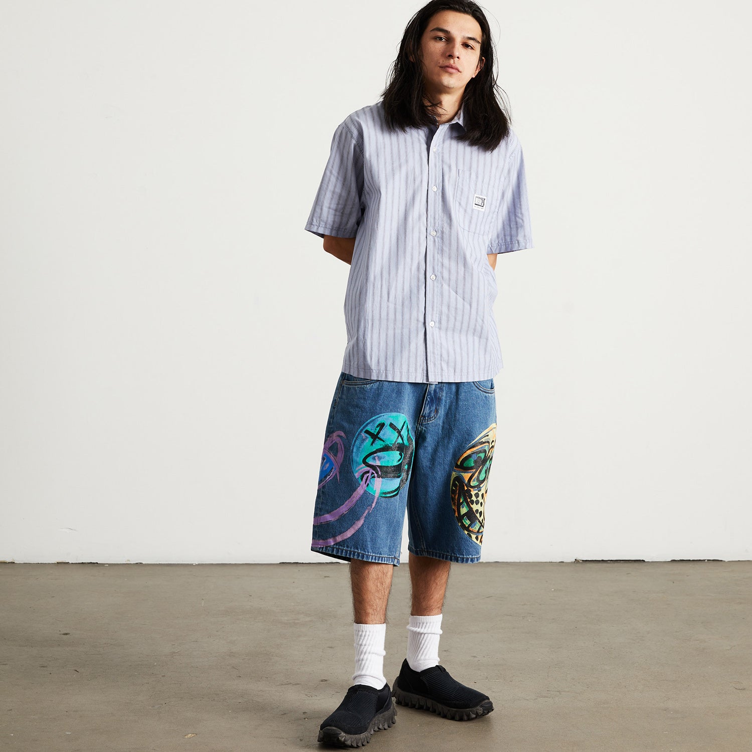 KENNY SCHARF SPRAY GUYS DENIM SHORT｜SHORTS（ショーツ）｜【公式