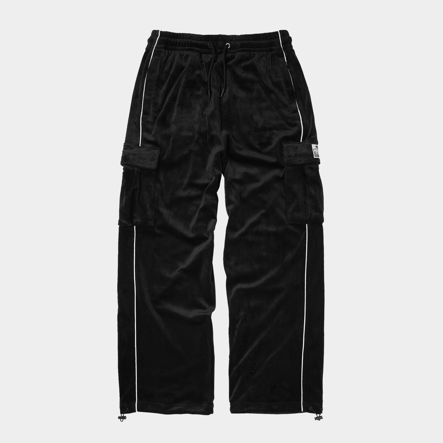 HUF (ハフ) Worldwide JP /PANTS（パンツ）/ HUF X PROCLUB VELOUR CARGO PANT商品 / BLACK
