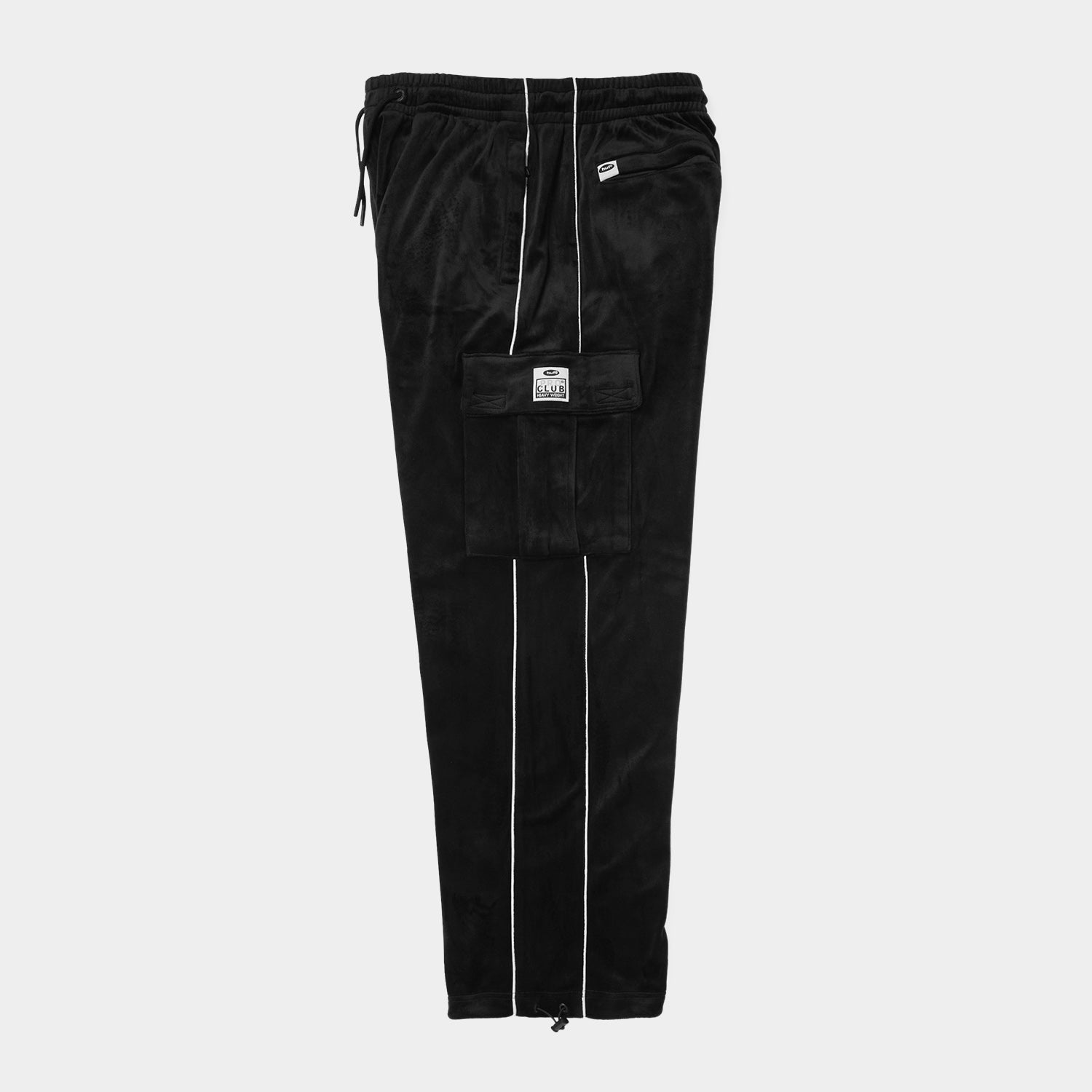 HUF (ハフ) Worldwide JP /PANTS（パンツ）/ HUF X PROCLUB VELOUR CARGO PANT商品 / BLACK