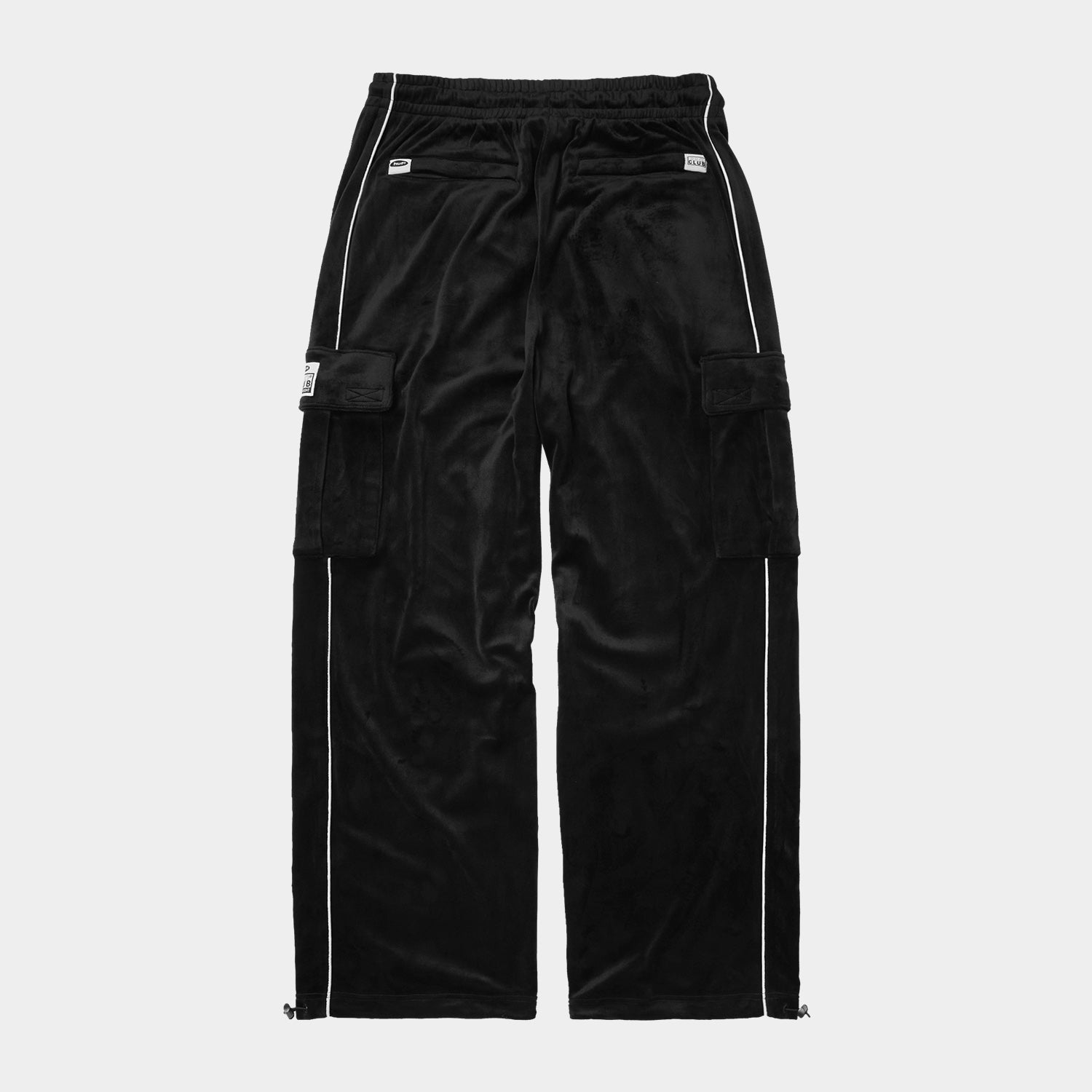 HUF (ハフ) Worldwide JP /PANTS（パンツ）/ HUF X PROCLUB VELOUR CARGO PANT商品 / BLACK