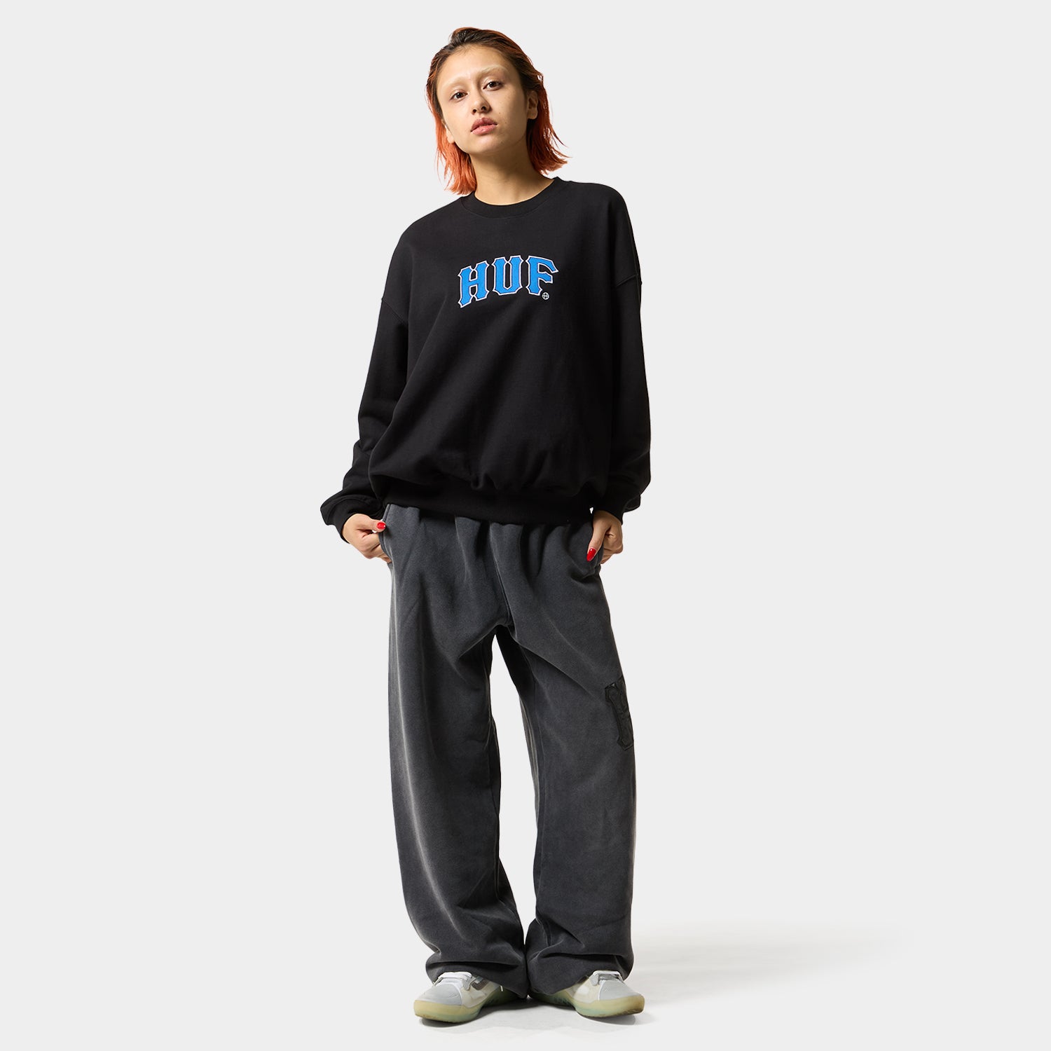 HUF (ハフ) Worldwide JP /PANTS（パンツ）/ ARCH WIDE FLEECE PANT商品 / ASH GREY