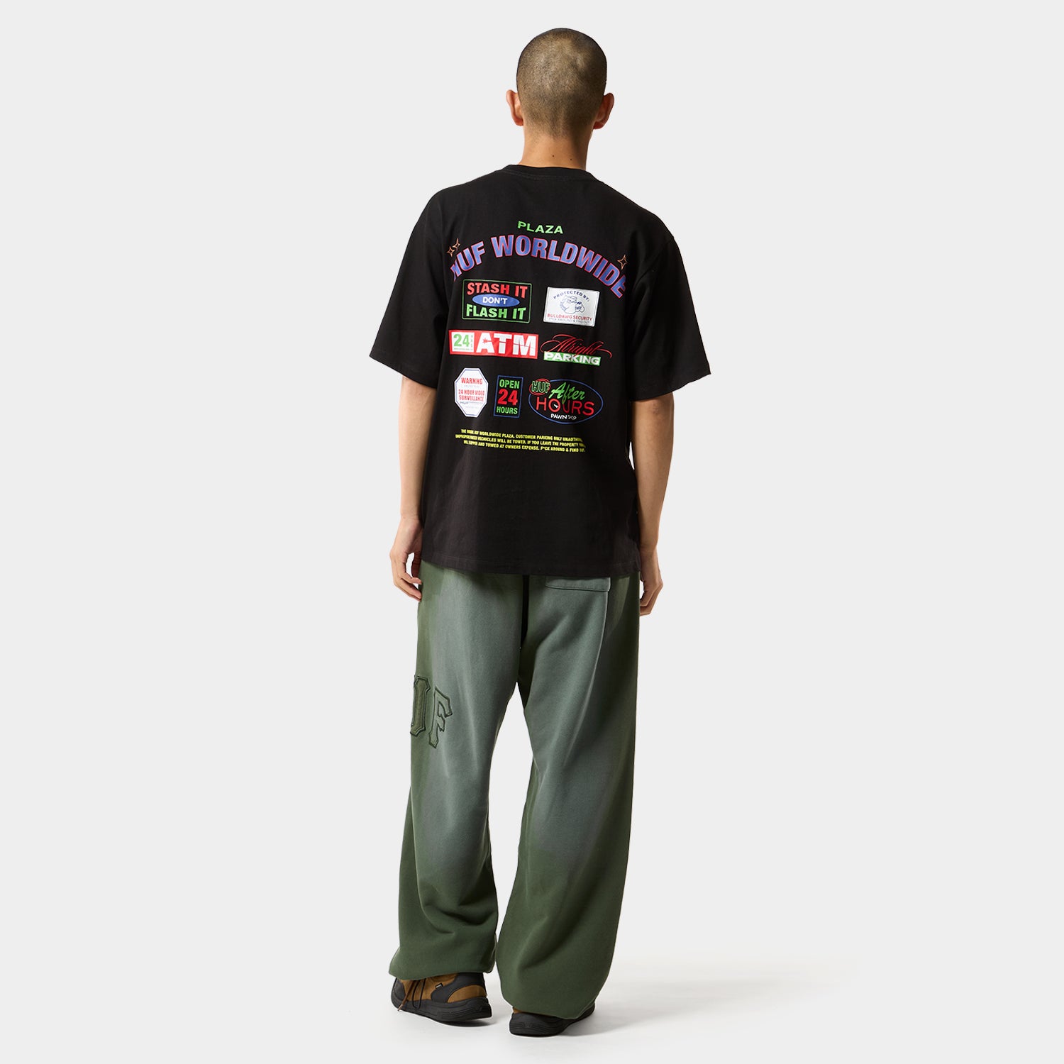 HUF (ハフ) Worldwide JP /PANTS（パンツ）/ ARCH WIDE FLEECE PANT商品 / ASH GREY