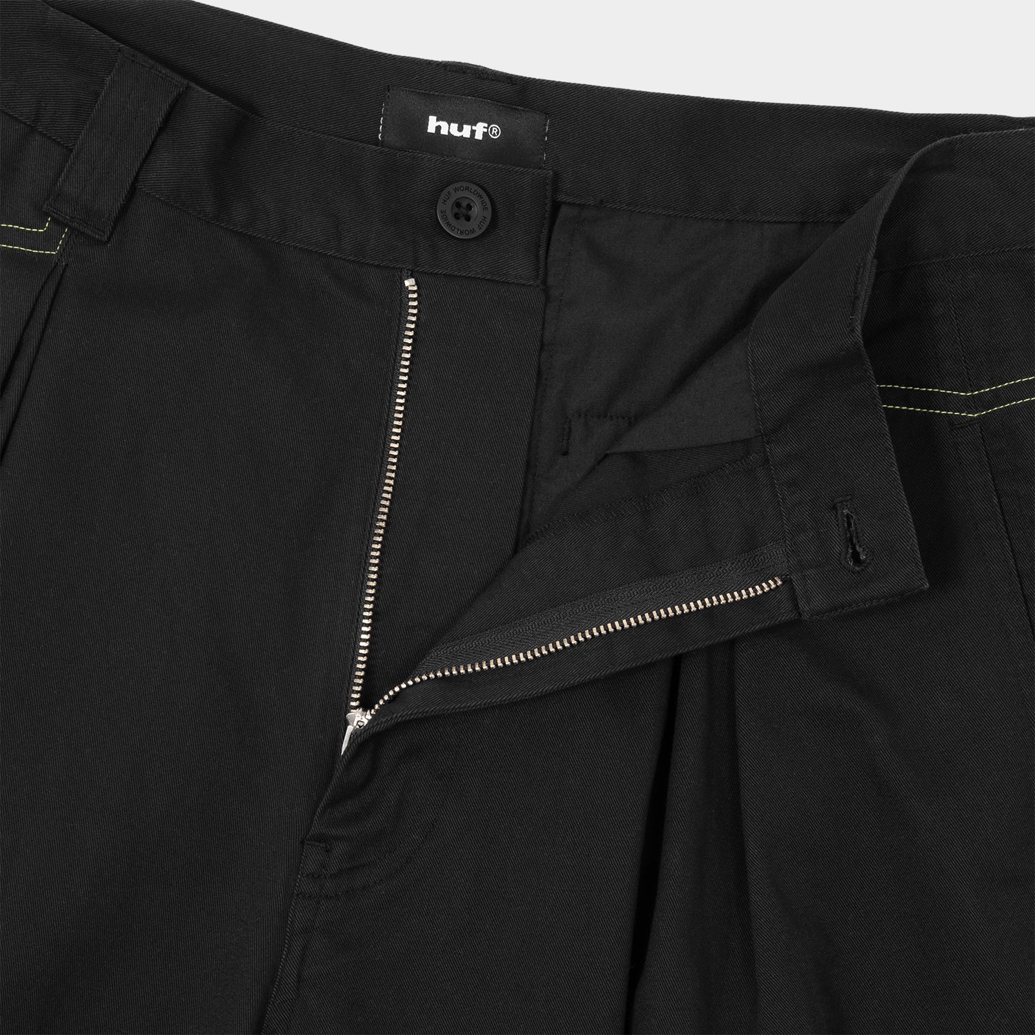 HUF (ハフ) Worldwide JP /PANTS（パンツ）/ HUF TWO TUCK TROUSER商品 / CHARCOAL GREY