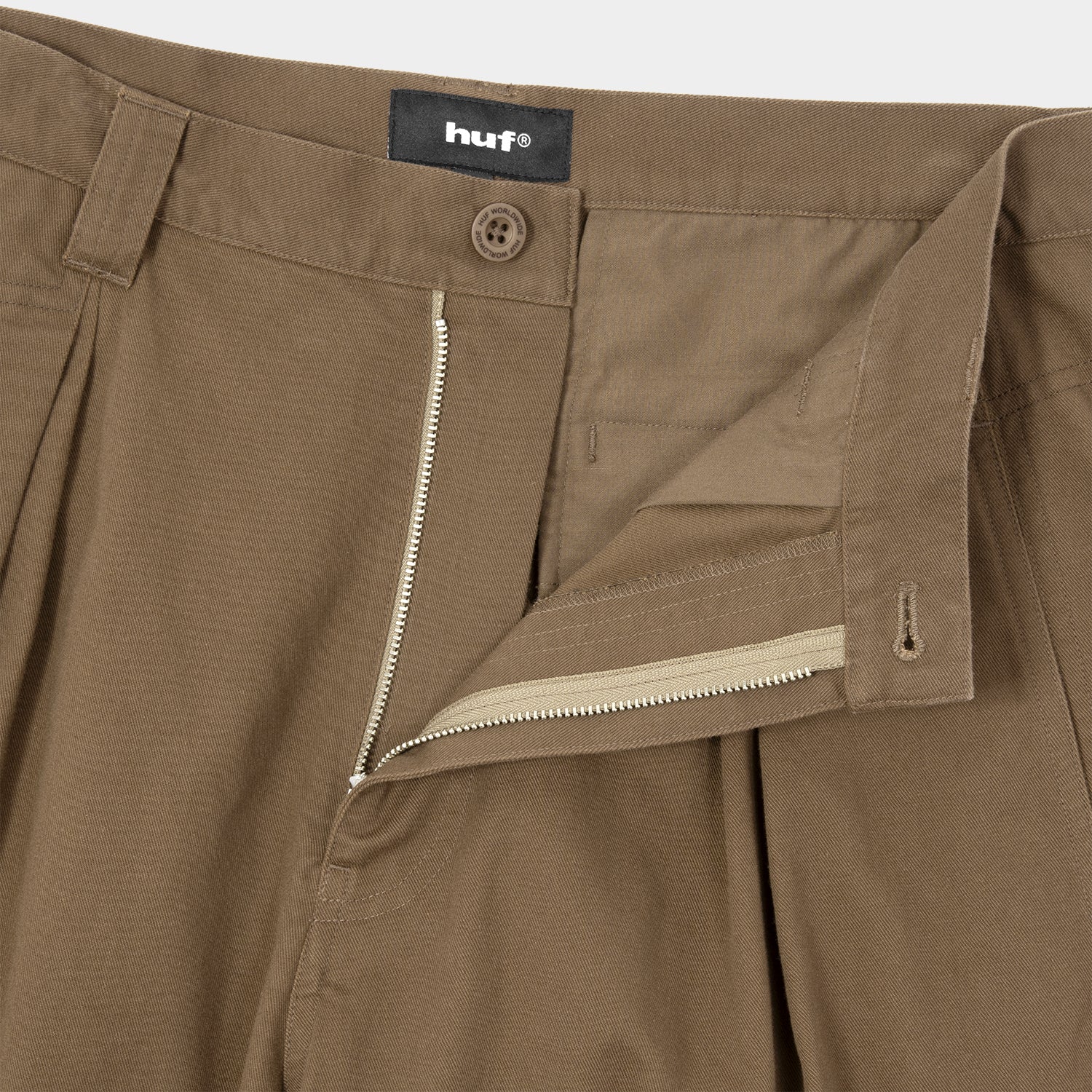 HUF (ハフ) Worldwide JP /PANTS（パンツ）/ HUF TWO TUCK TROUSER商品 / CHARCOAL GREY