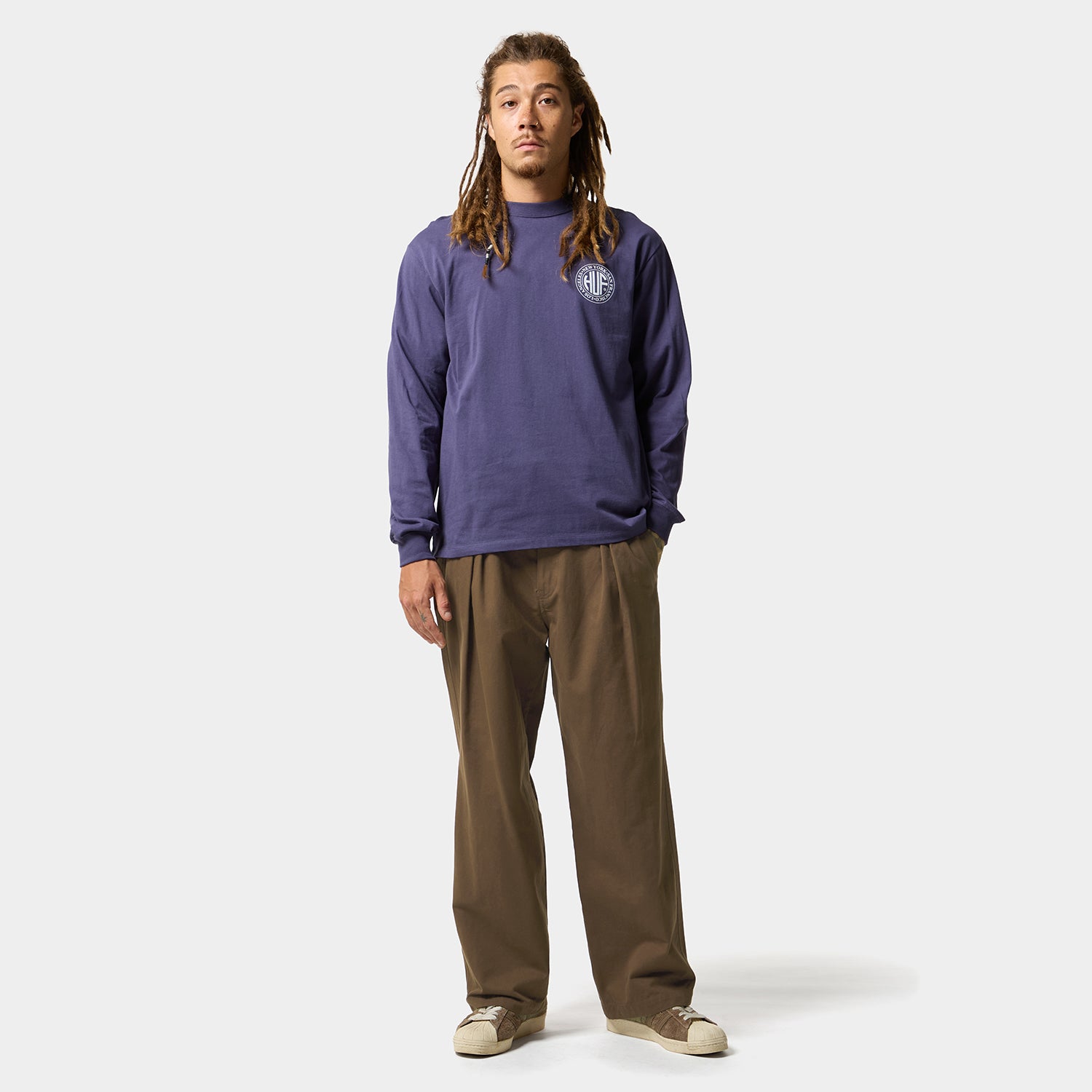 HUF (ハフ) Worldwide JP /PANTS（パンツ）/ HUF TWO TUCK TROUSER商品 / CHARCOAL GREY