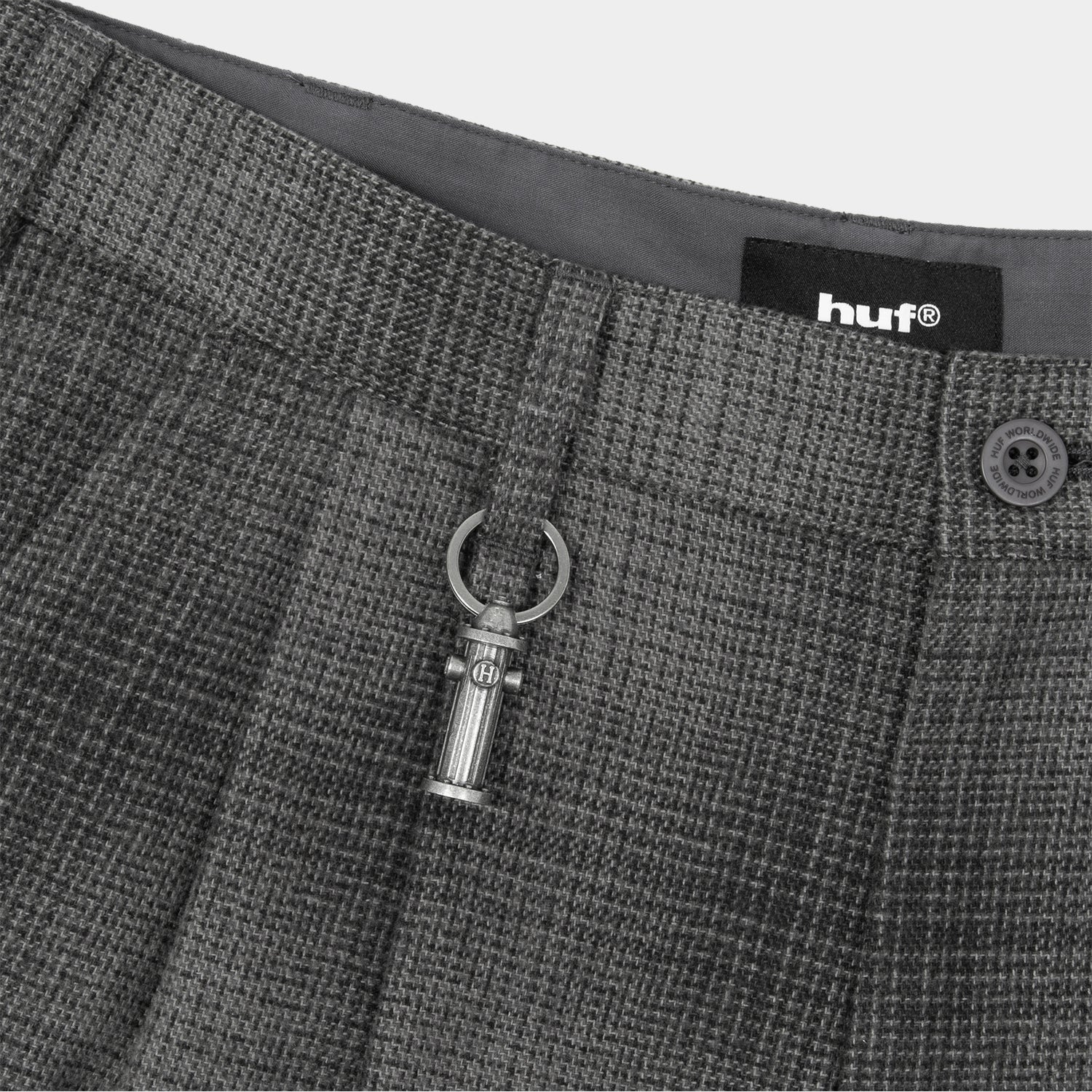 HUF (ハフ) Worldwide JP /PANTS（パンツ）/ TWO TUCK WIDE TROUSER商品 / BLACK