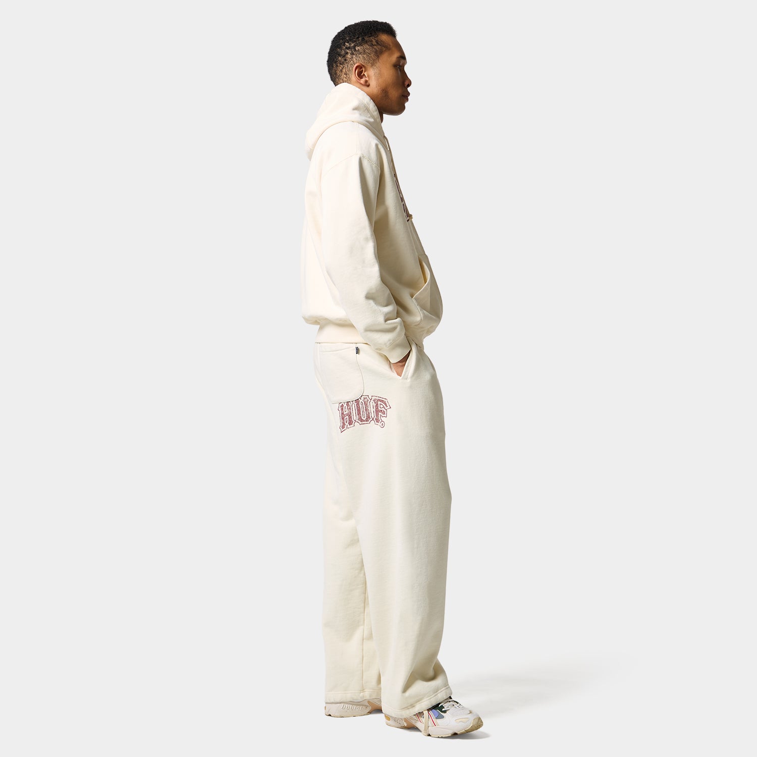 HUF (ハフ) Worldwide JP /PANTS（パンツ）/ CLASSIC ARCH FLEECE PANT商品 / BLEACH