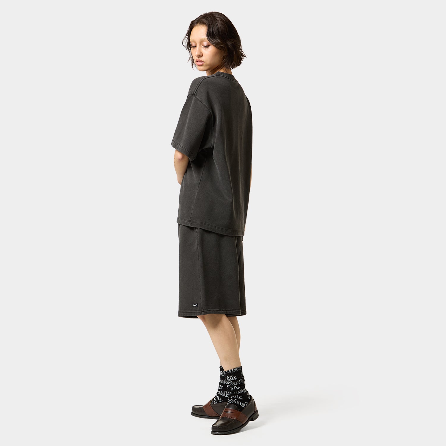 HUF (ハフ) Worldwide JP /SHORTS（ショーツ）/ huf eightynine WASHED FLEECE SHORT商品 / ASH GREY