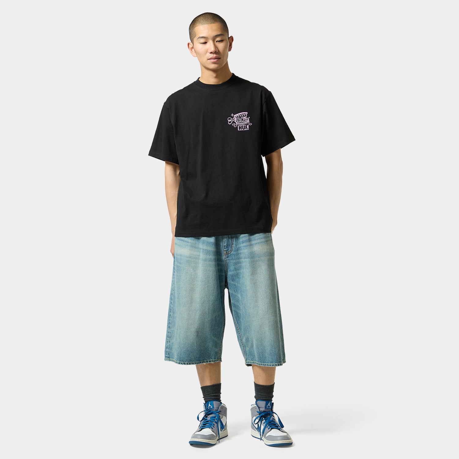 EXPRESSION WASHED DENIM BAGGY SHORT｜SHORTS（ショーツ）｜【公式