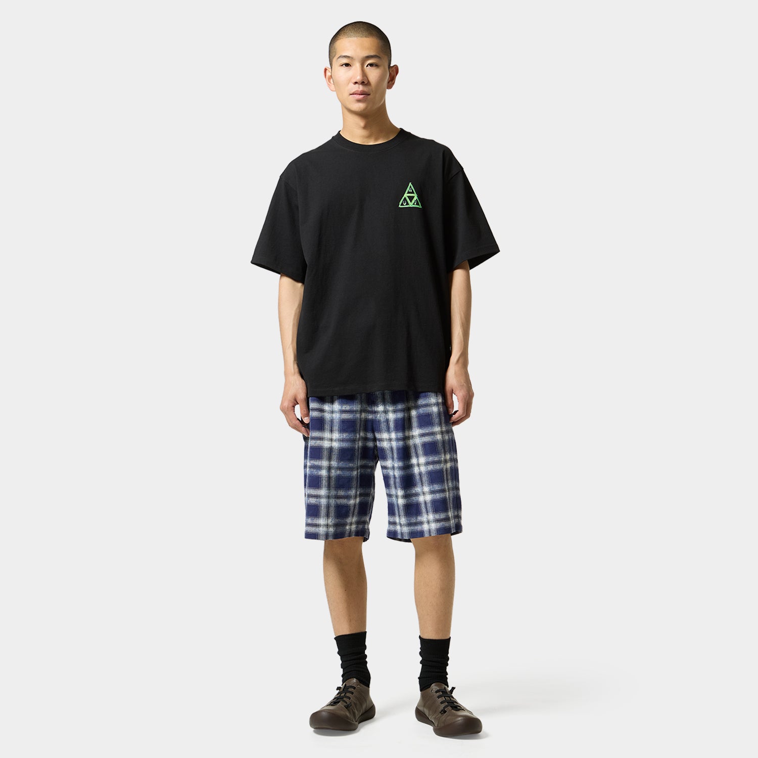 HUF (ハフ) Worldwide JP /SHORTS（ショーツ）/ MISTY PLAID SHORT商品 / BEIGE