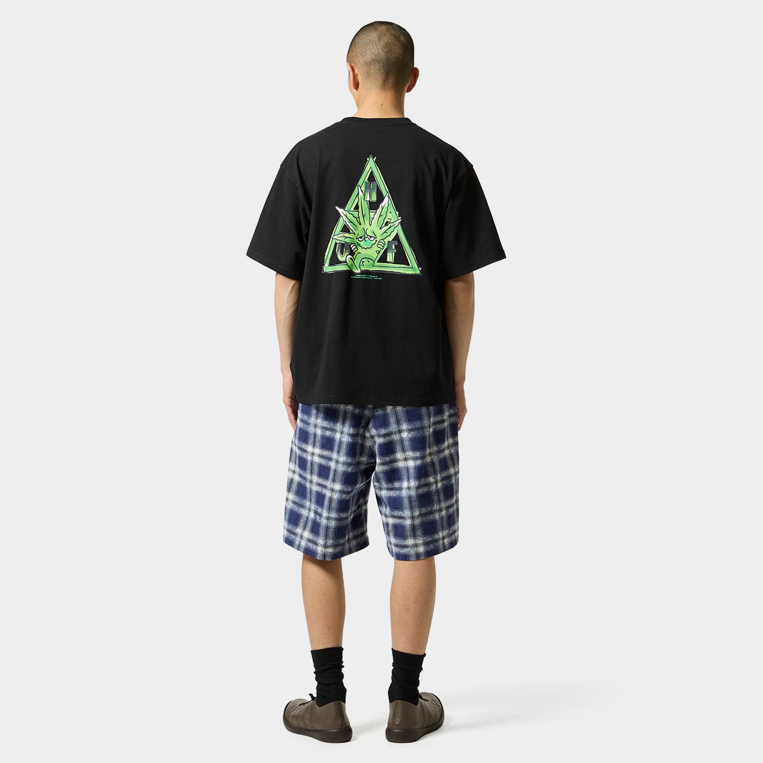 HUF (ハフ) Worldwide JP /SHORTS（ショーツ）/ MISTY PLAID SHORT商品 / BEIGE