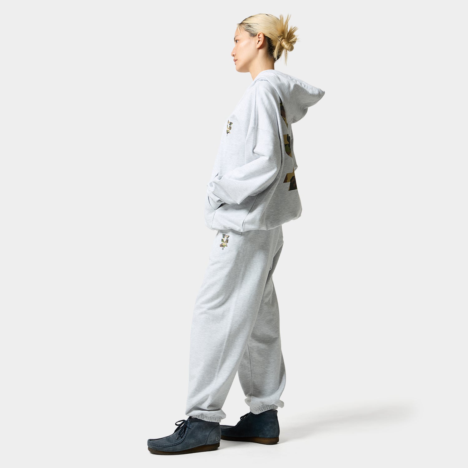 HUF (ハフ) Worldwide JP /PANTS（パンツ）/ MEGABLAST CAMO FLEECE PANT商品 / ASH GREY