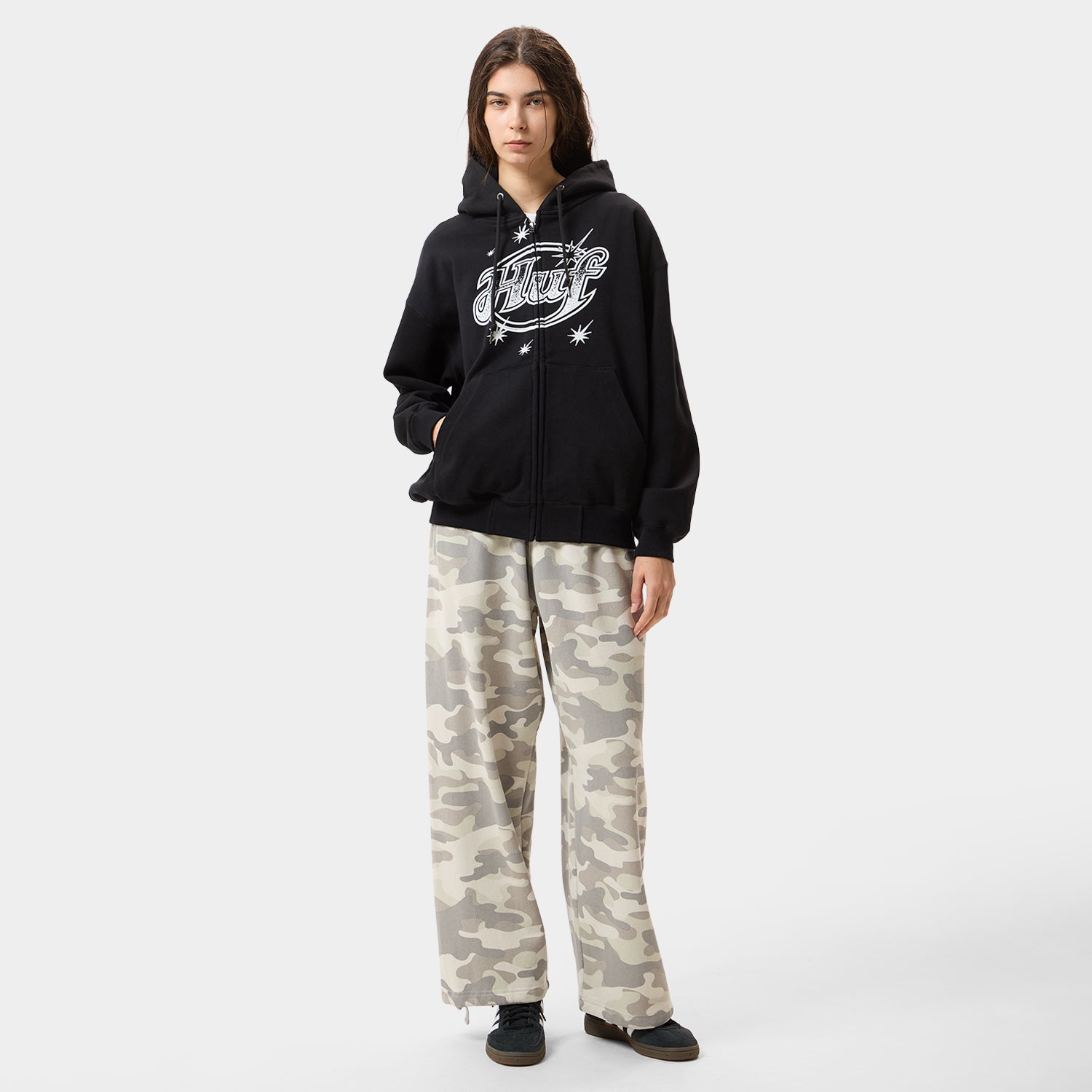 HUF (ハフ) Worldwide JP /PANTS（パンツ）/ OLYMPIA FLEECE PANT商品 / CAMO