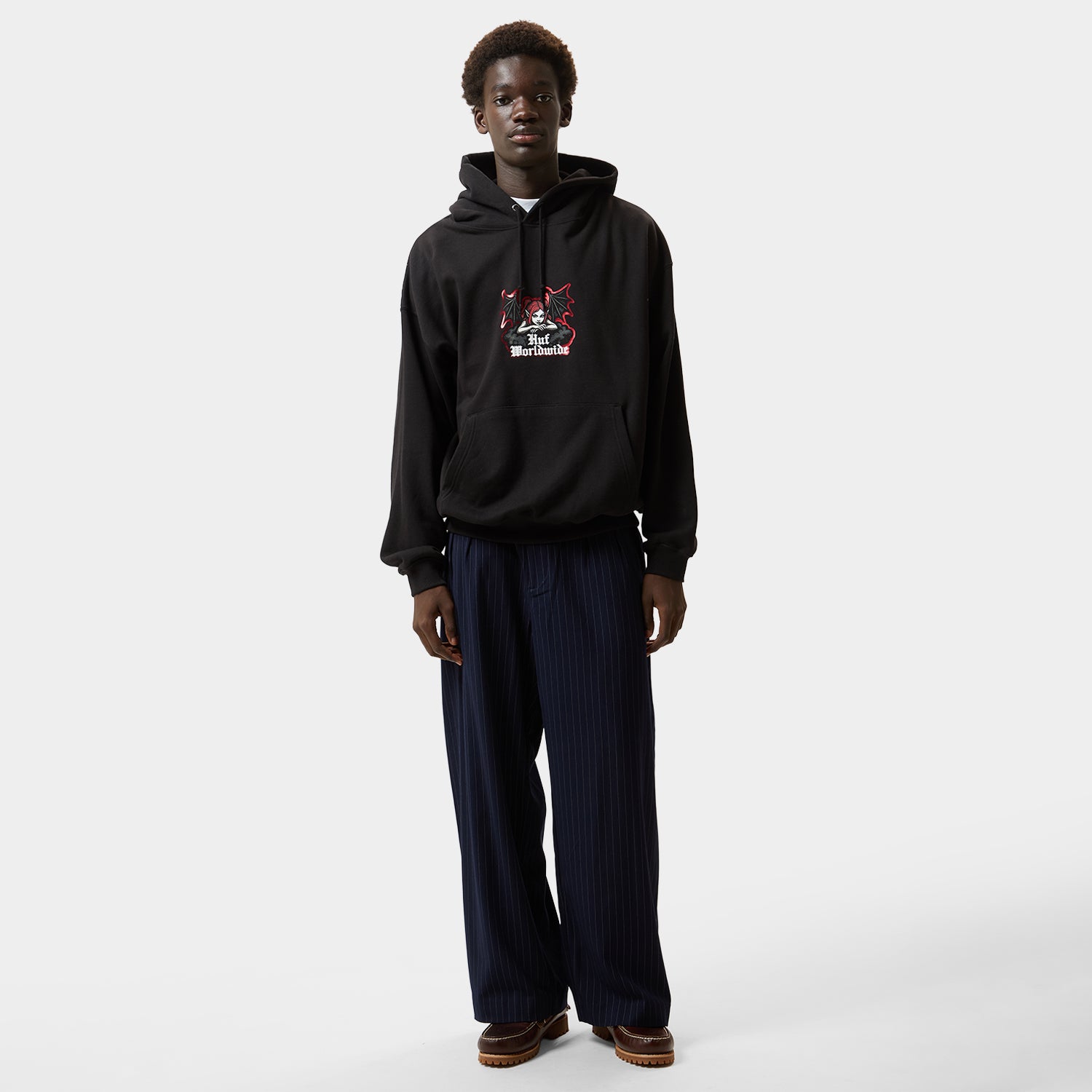 HUF (ハフ) Worldwide JP /PANTS（パンツ）/ STRIPE TWO TUCK TROUSER商品 / NAVY