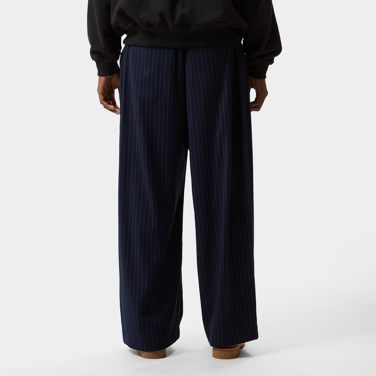 HUF (ハフ) Worldwide JP /PANTS（パンツ）/ STRIPE TWO TUCK TROUSER商品 / NAVY