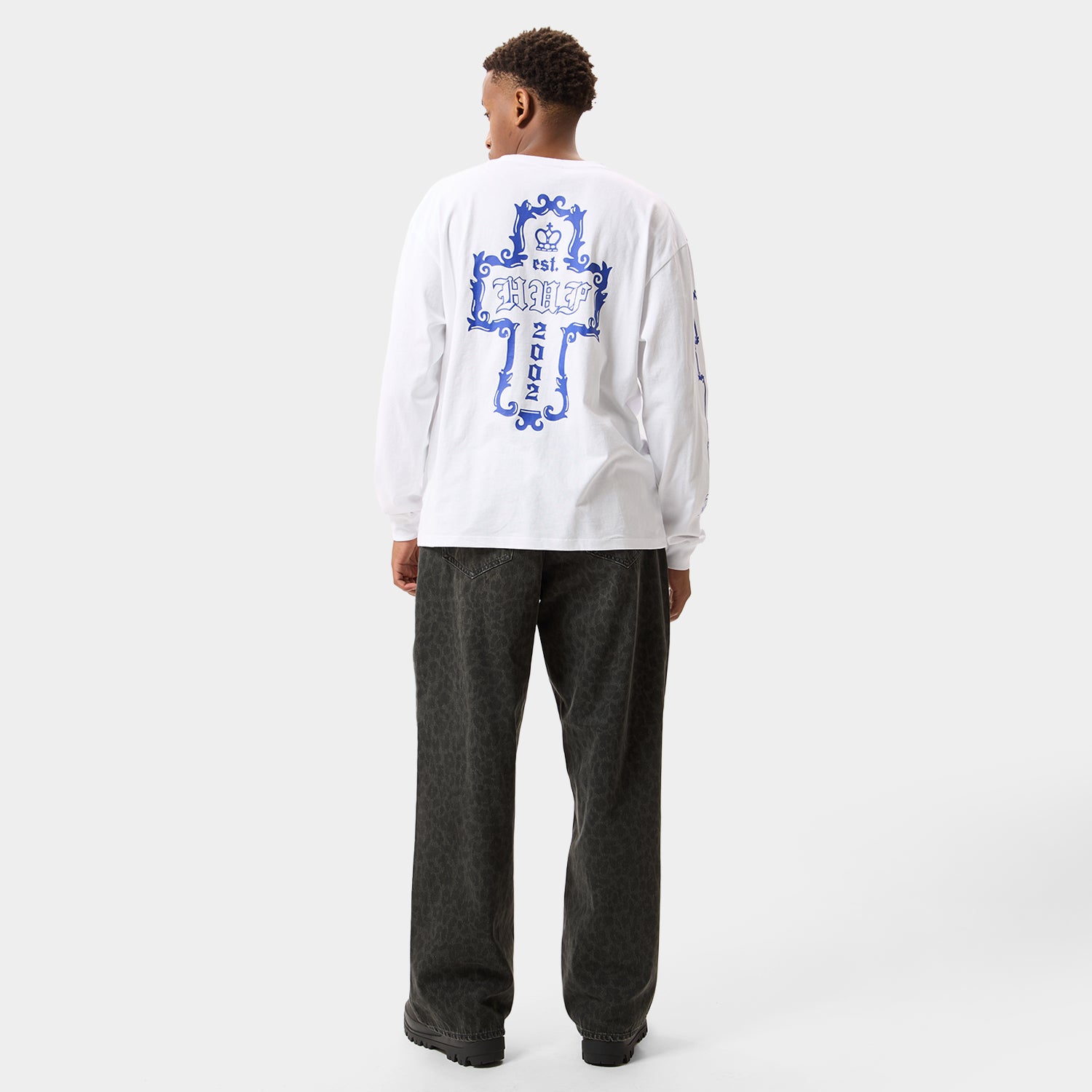 HUF (ハフ) Worldwide JP /PANTS（パンツ）/ LEOPARD WIDE DENIM PANT商品 / BROWN