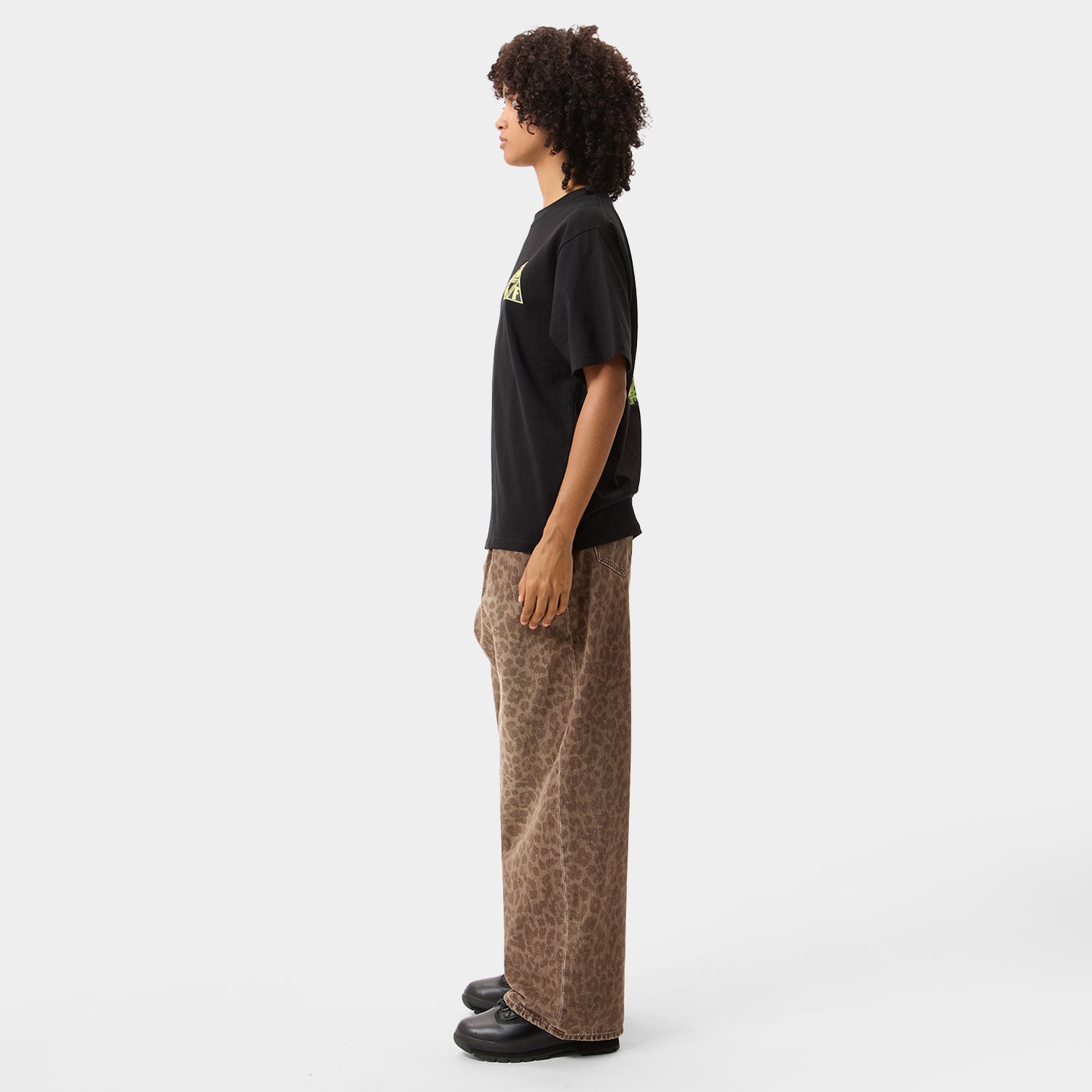 HUF (ハフ) Worldwide JP /PANTS（パンツ）/ LEOPARD WIDE DENIM PANT商品 / BROWN