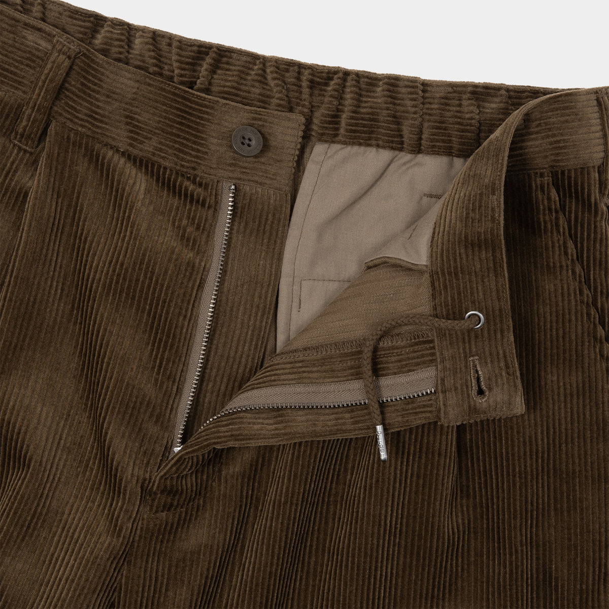 HUF (ハフ) Worldwide JP /PANTS（パンツ）/ TWO TUCK CORD EASY PANT商品 / BROWN