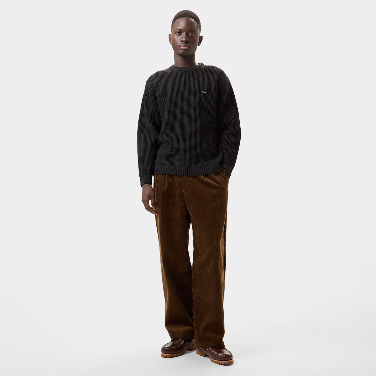 HUF (ハフ) Worldwide JP /PANTS（パンツ）/ TWO TUCK CORD EASY PANT商品 / BROWN