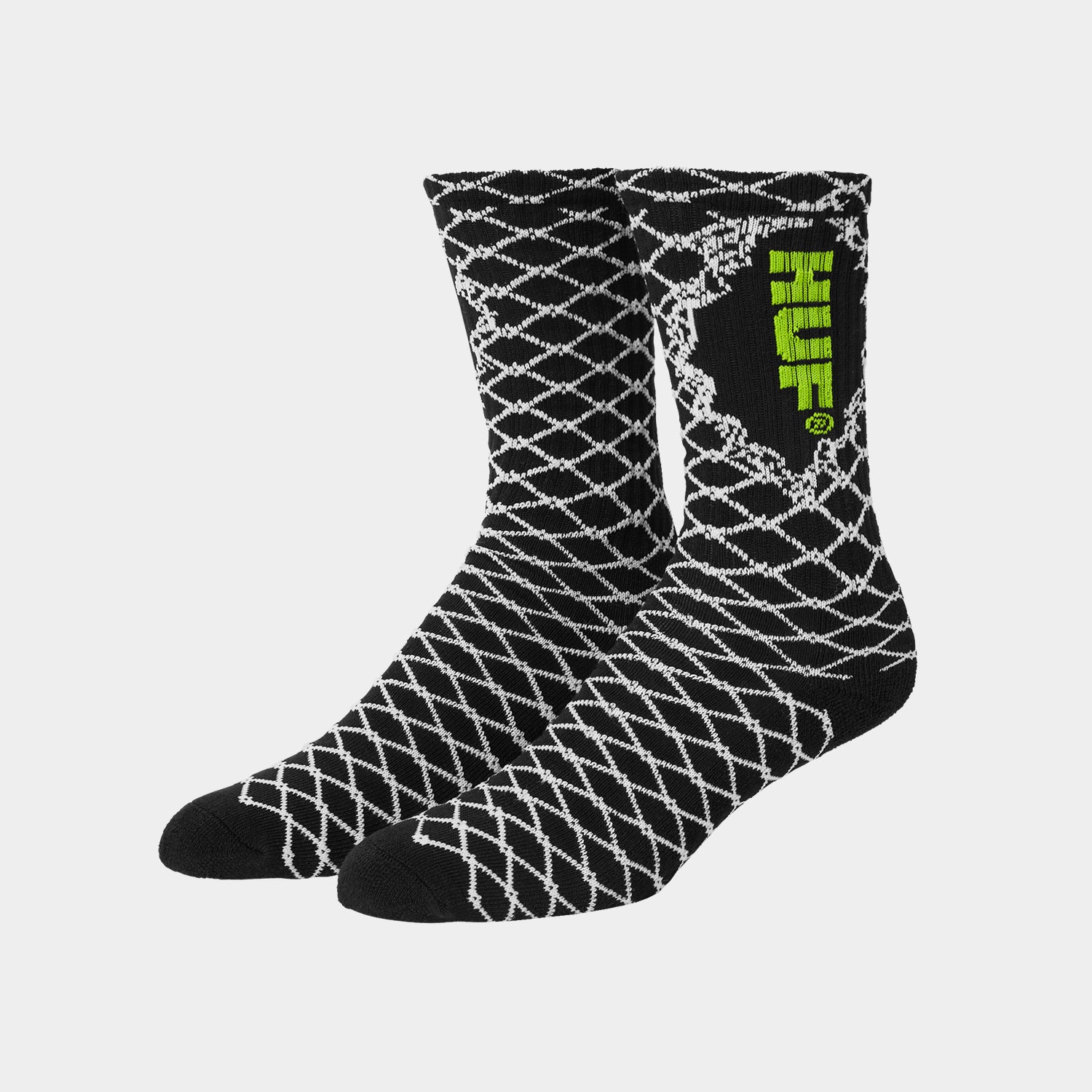 HUF (ハフ) Worldwide JP /SOCKS（ソックス）/ BROKEN FENCE SOCKS商品 / BLACK