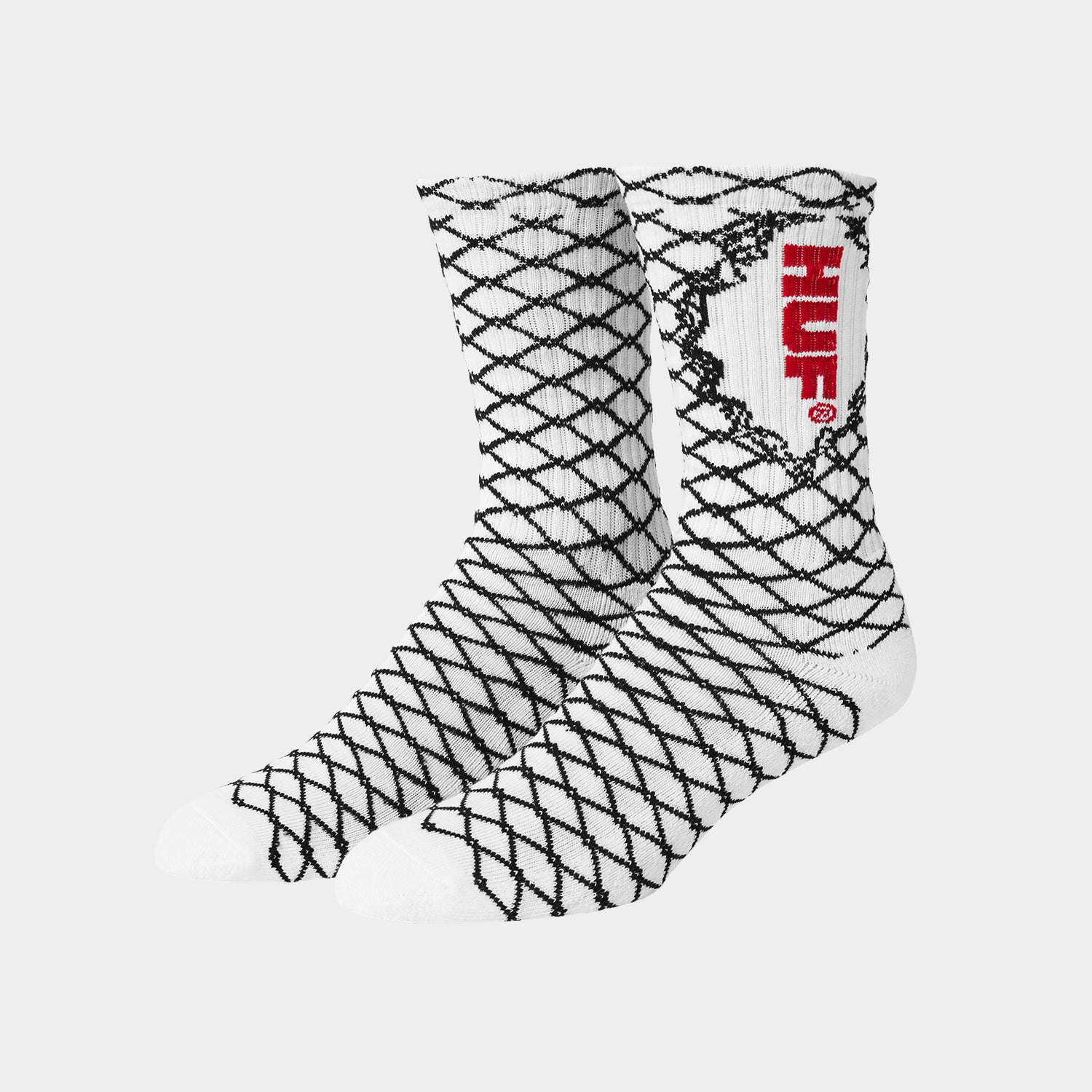 HUF (ハフ) Worldwide JP /SOCKS（ソックス）/ BROKEN FENCE SOCKS商品 / BLACK