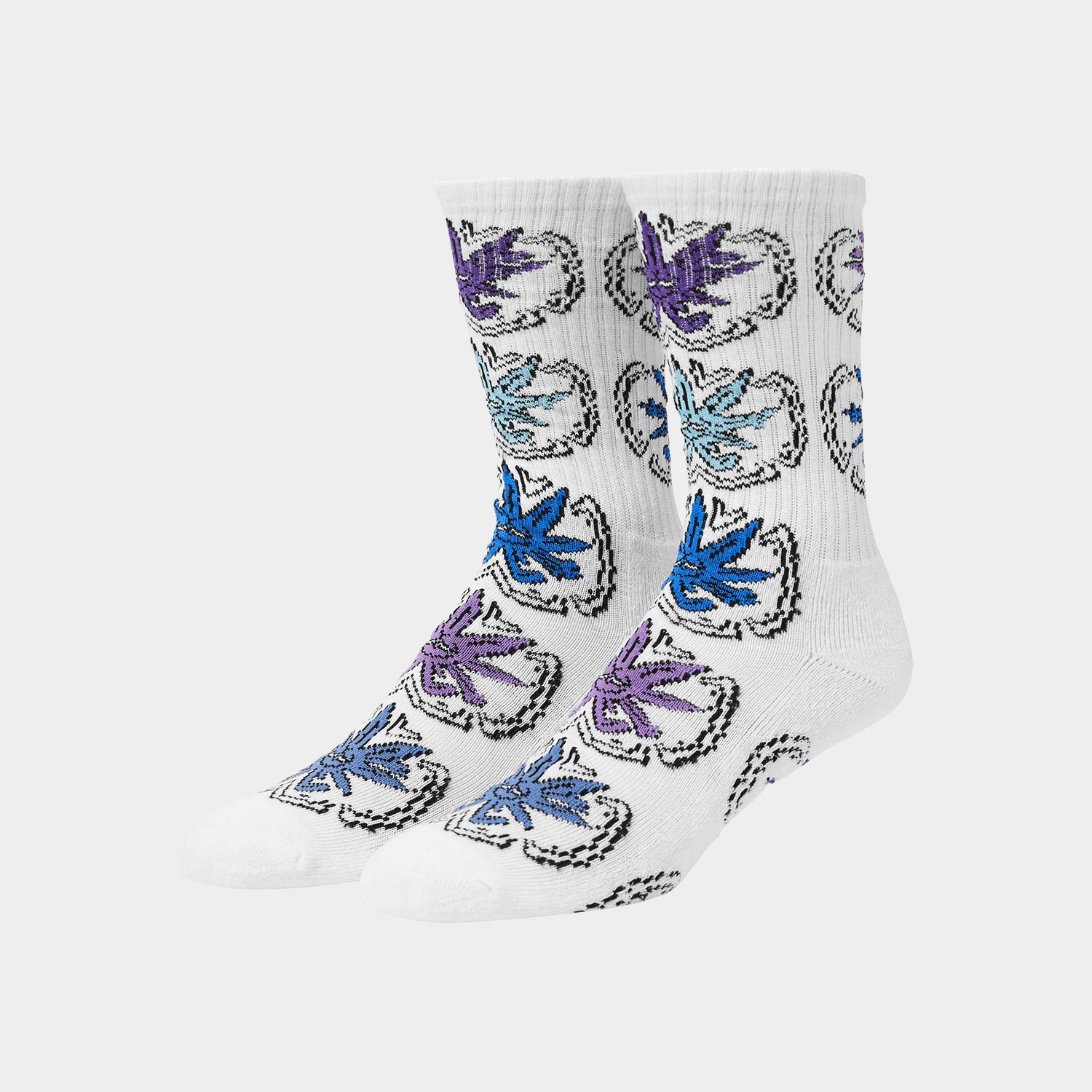 HUF (ハフ) Worldwide JP /SOCKS（ソックス）/ GREEN BUDDY SNOW ANGEL SOCKS商品 / WHITE