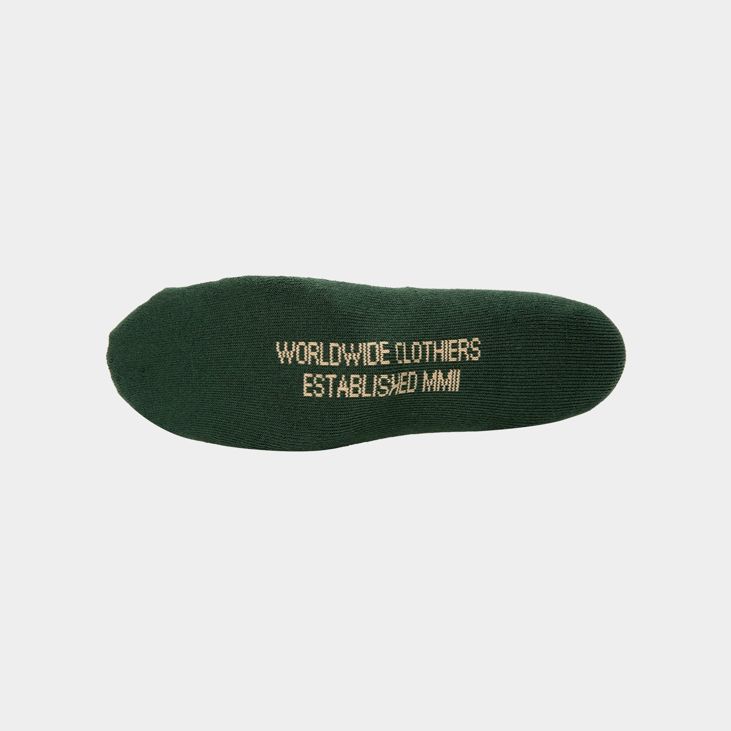 HUF (ハフ) Worldwide JP /SOCKS（ソックス）/ WORLDWIDE CLOTHIERS SOCKS商品 / FOREST GREEN