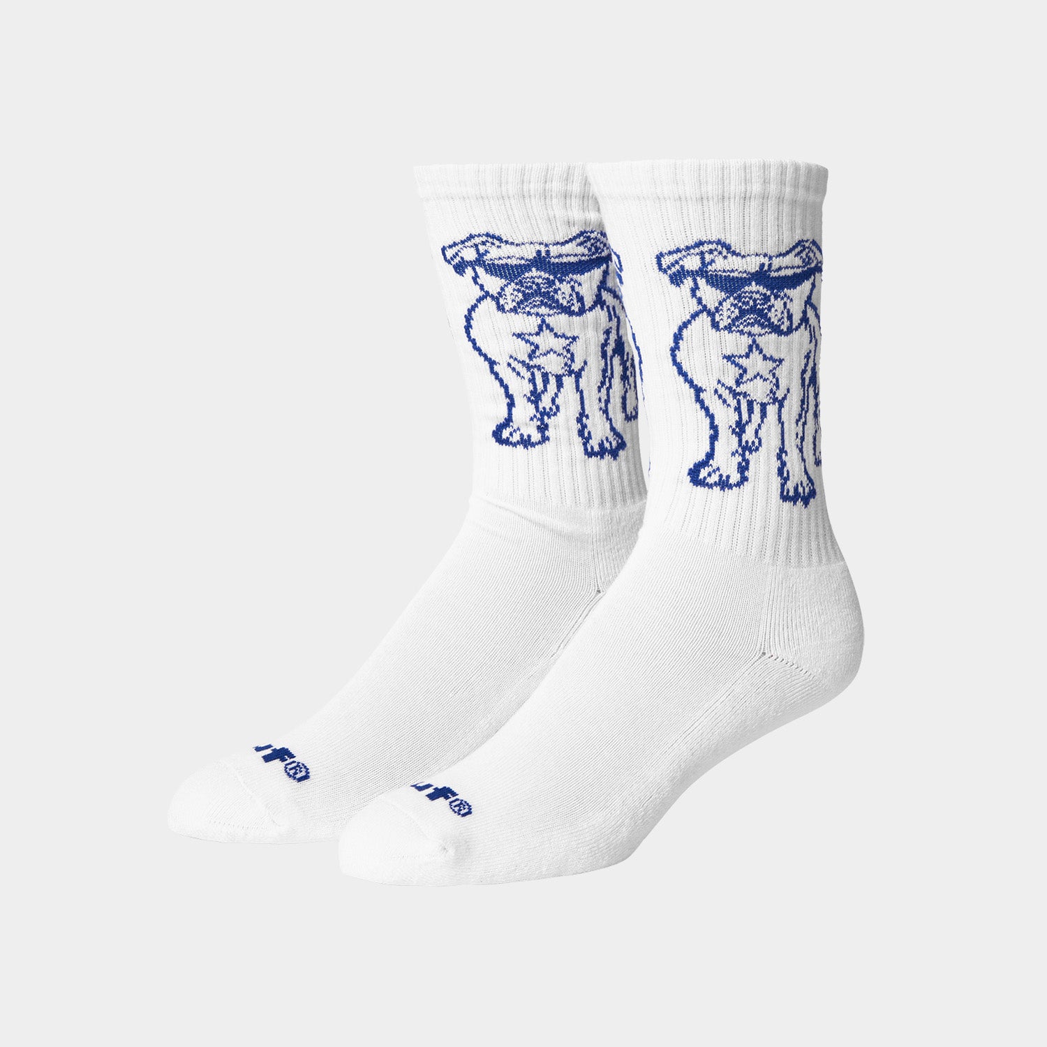 HUF (ハフ) Worldwide JP /SOCKS（ソックス）/ STAR PUP CREW SOCKS商品 / WHITE
