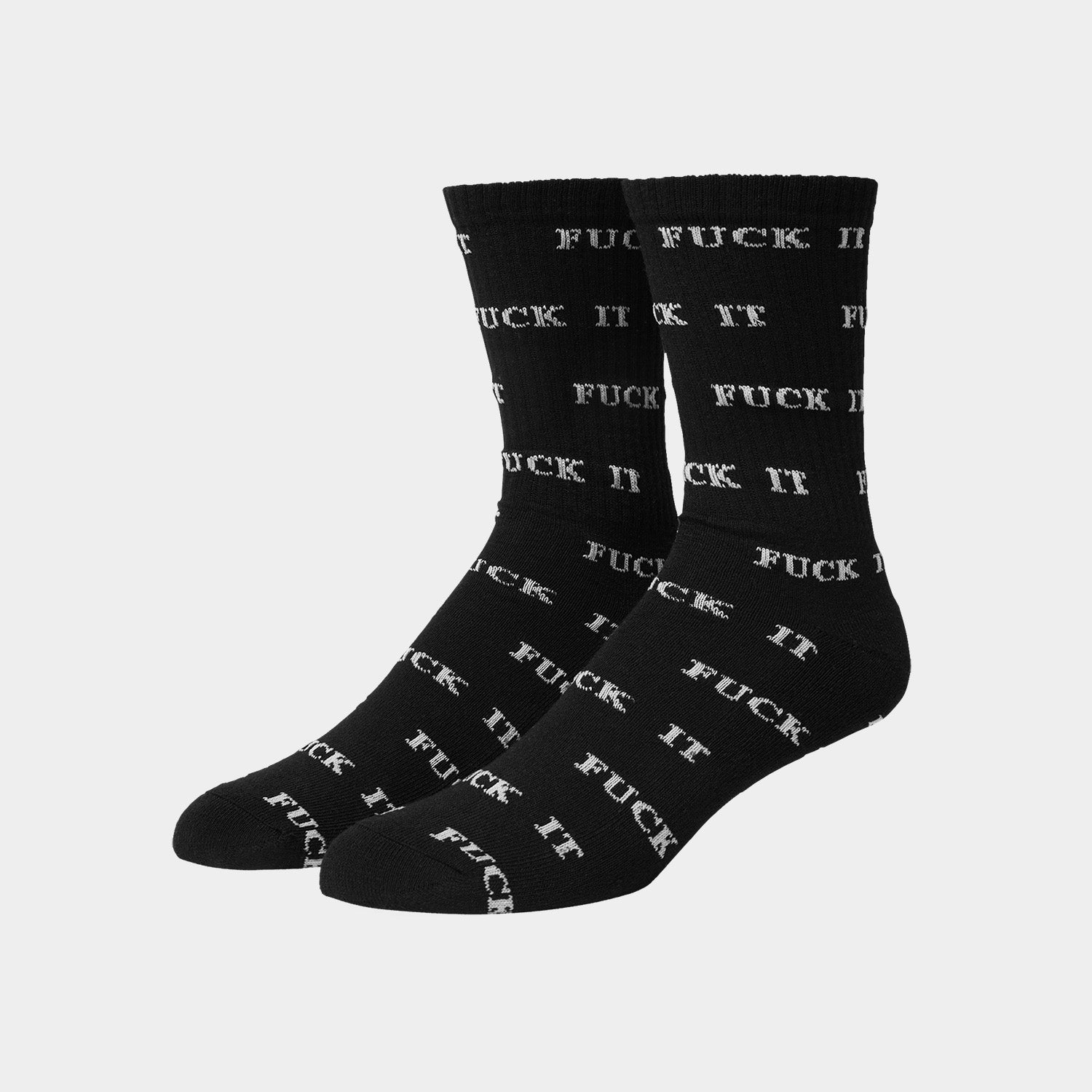 HUF (ハフ) Worldwide JP /SOCKS（ソックス）/ FUCK IT 3 PACK SOCKS商品 / WHITE/BLACK/HEATHER