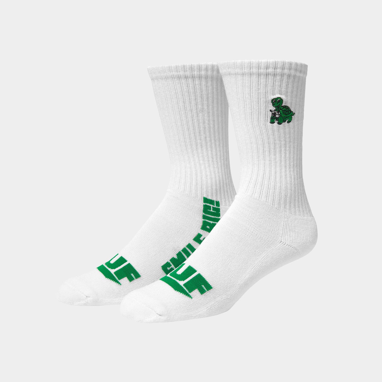 HUF (ハフ) Worldwide JP /SOCKS（ソックス）/ BIG SMILE CREW SOCKS商品 / WHITE