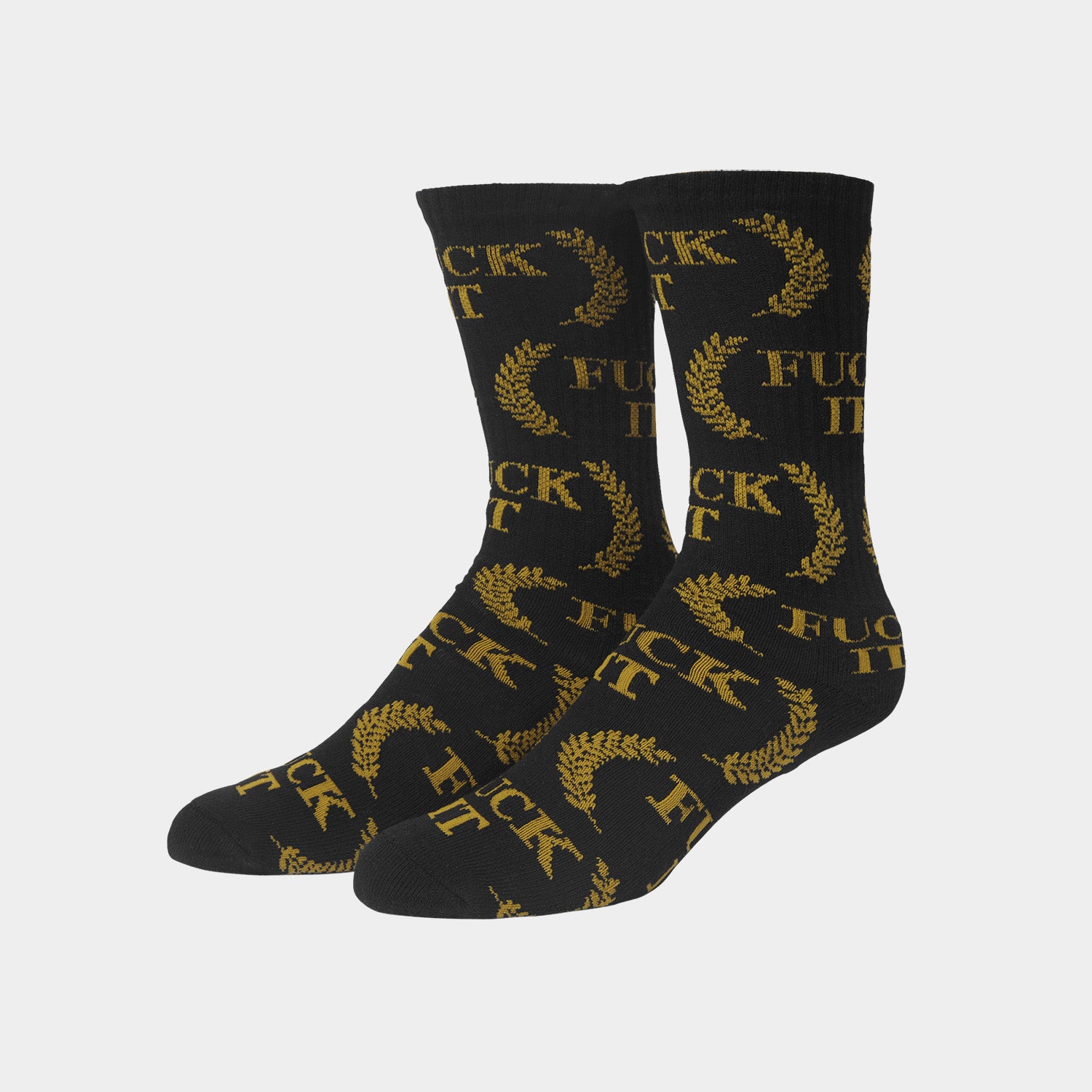 HUF (ハフ) Worldwide JP /SOCKS（ソックス）/ FUCK IT AWARD SOCKS商品 / BLACK