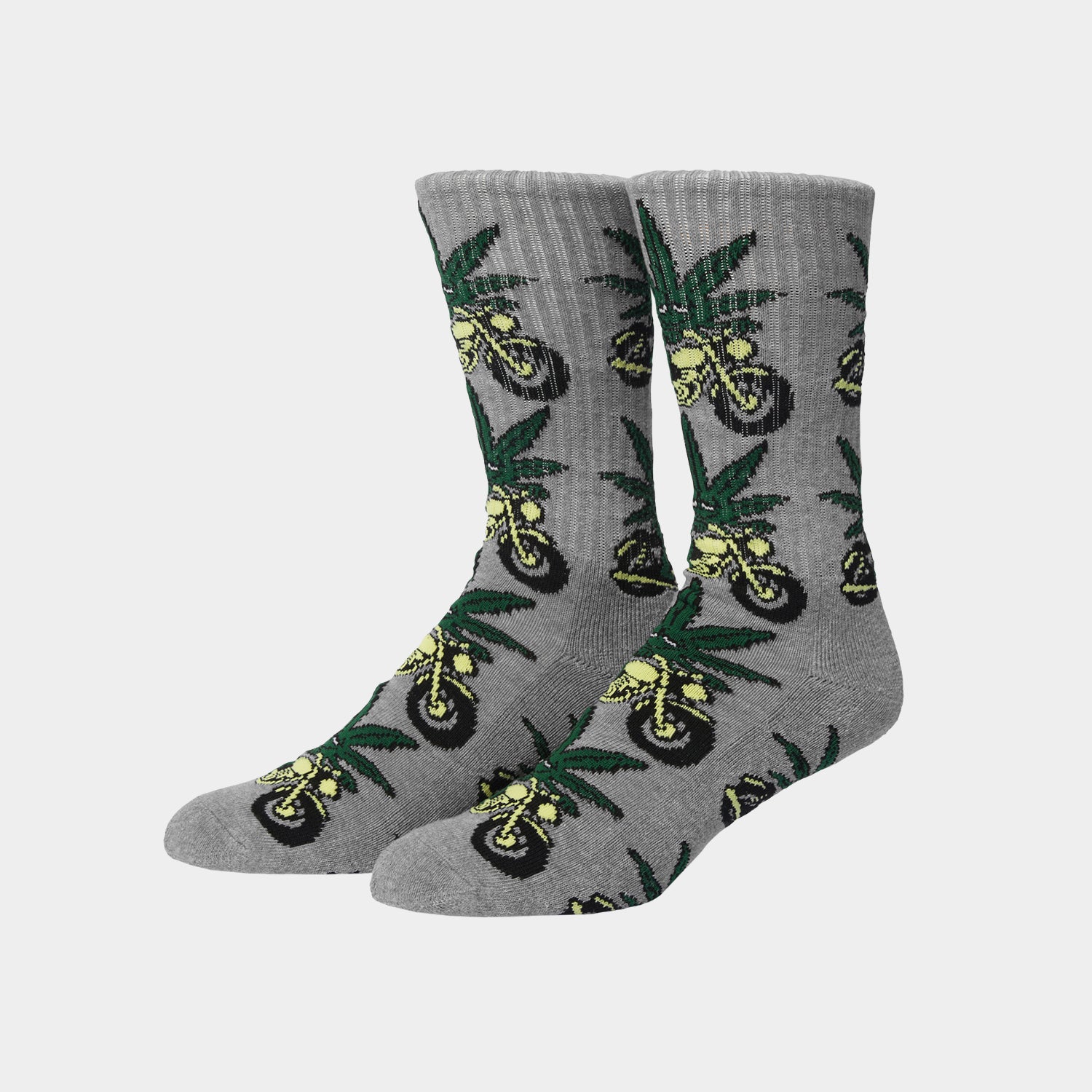HUF (ハフ) Worldwide JP /SOCKS（ソックス）/ GREEN BUDDY NITRO SOCKS商品 / WHITE