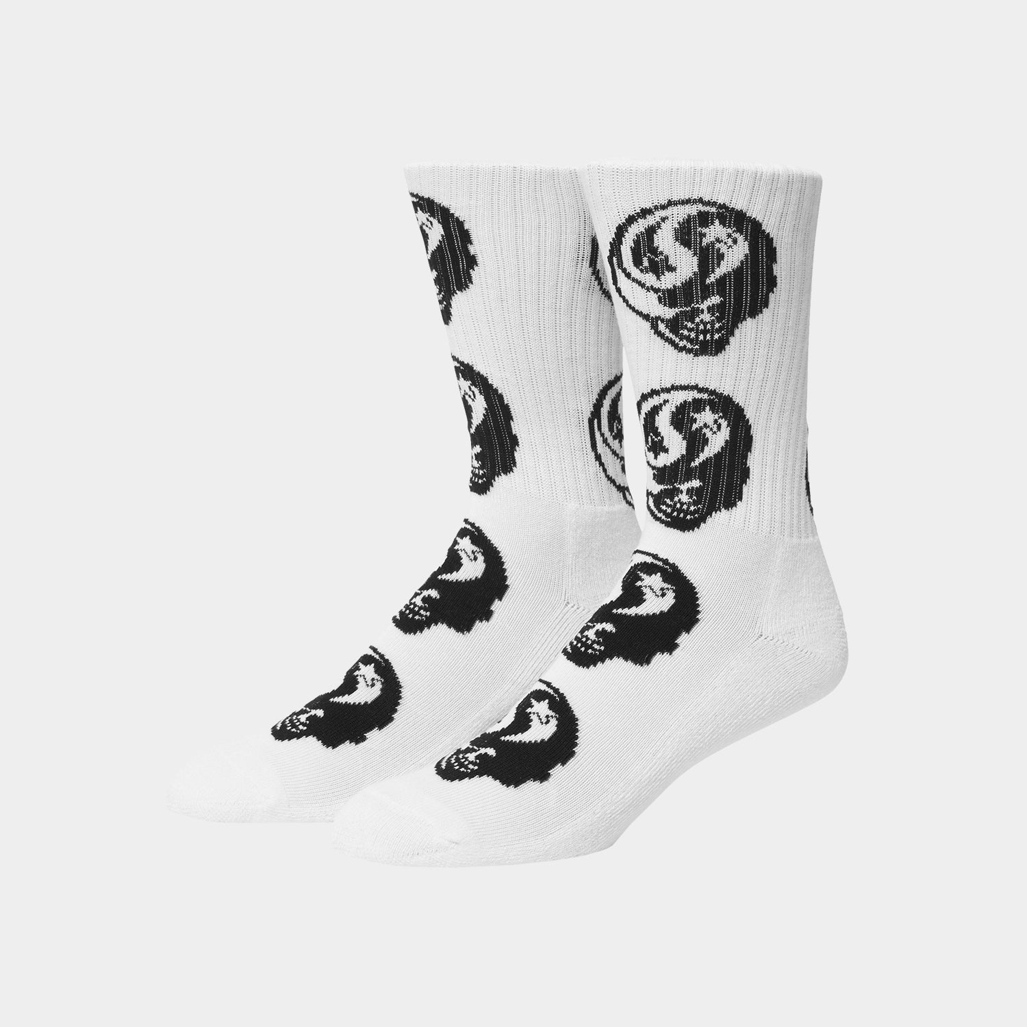 HUF (ハフ) Worldwide JP /SOCKS（ソックス）/ ASTRAL SKULL CREW SOCKS商品 / WHITE