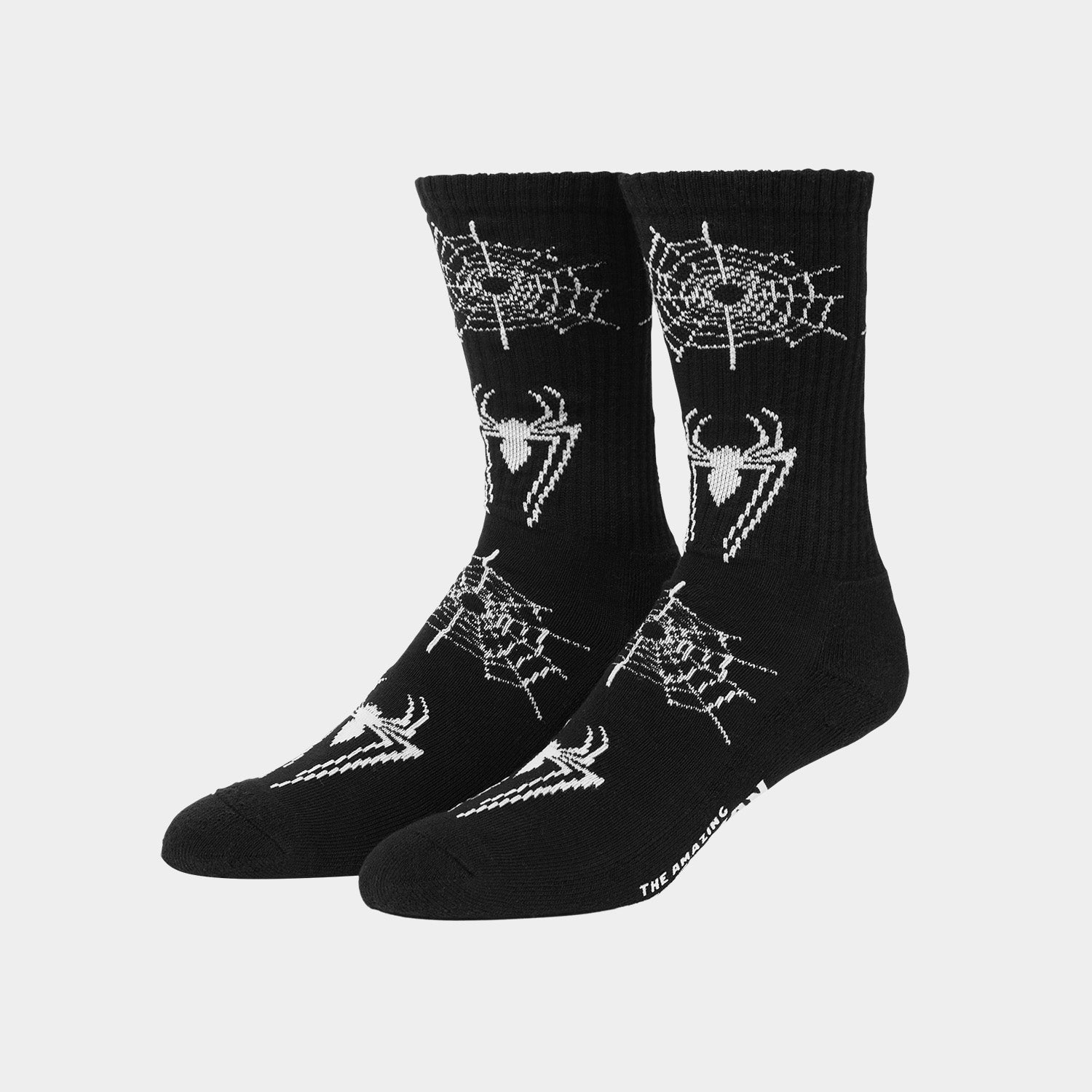 HUF (ハフ) Worldwide JP /SOCKS（ソックス）/ HUF X SPIDER-MAN CREW SOCKS商品 / BLACK