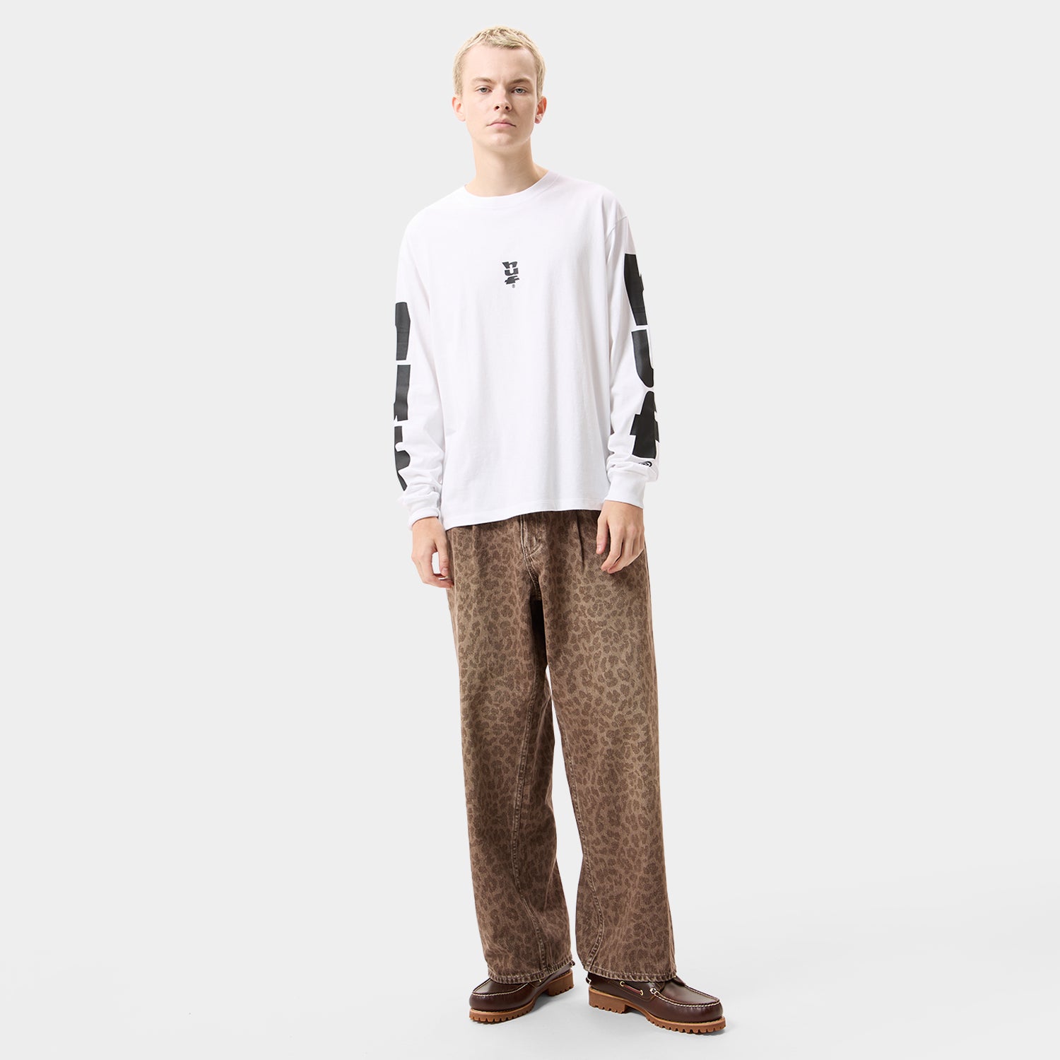 HUF (ハフ) Worldwide JP /T-SHIRTS（Tシャツ）/ MEGABLAST LS TEE商品 / BROWN