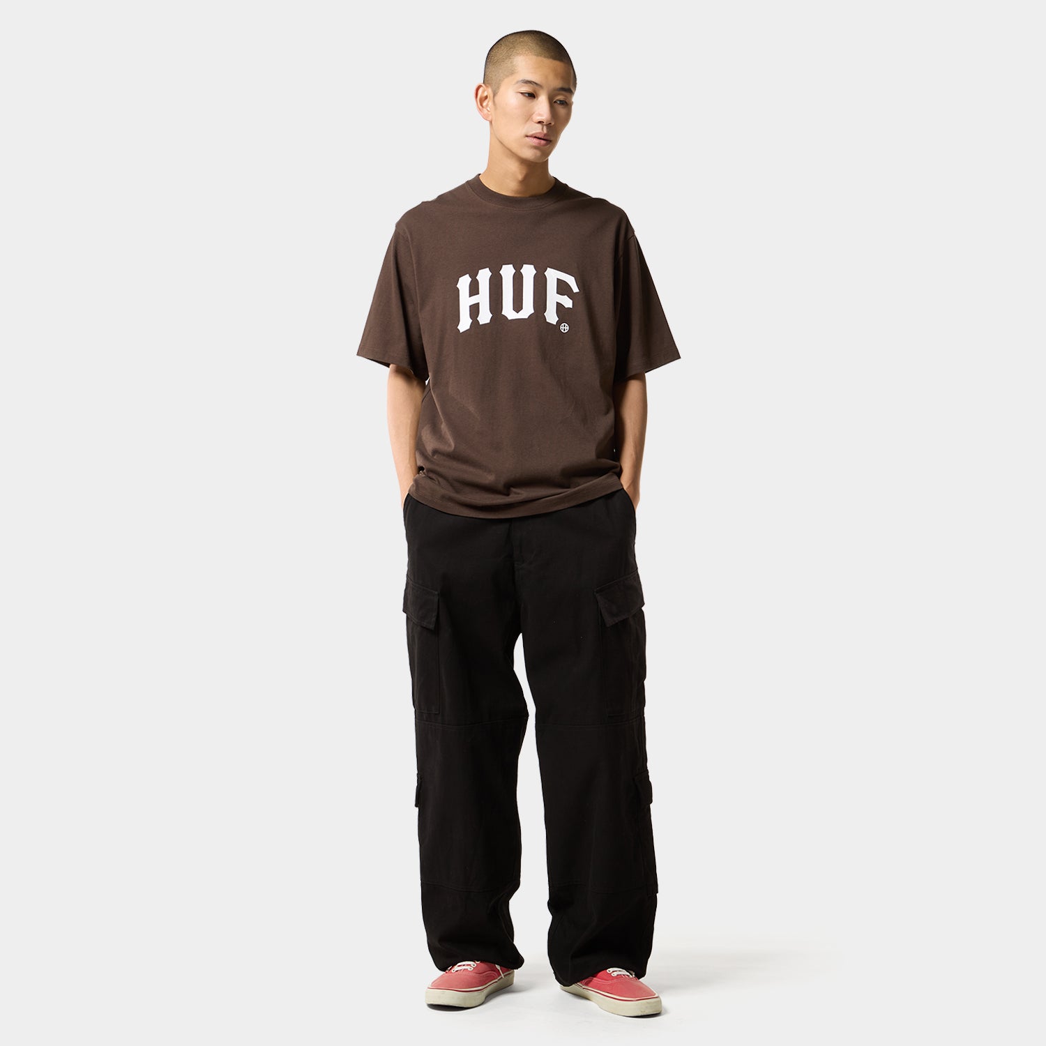 HUF (ハフ) Worldwide JP /T-SHIRTS（Tシャツ）/ ARCH TEE商品 / BLACK