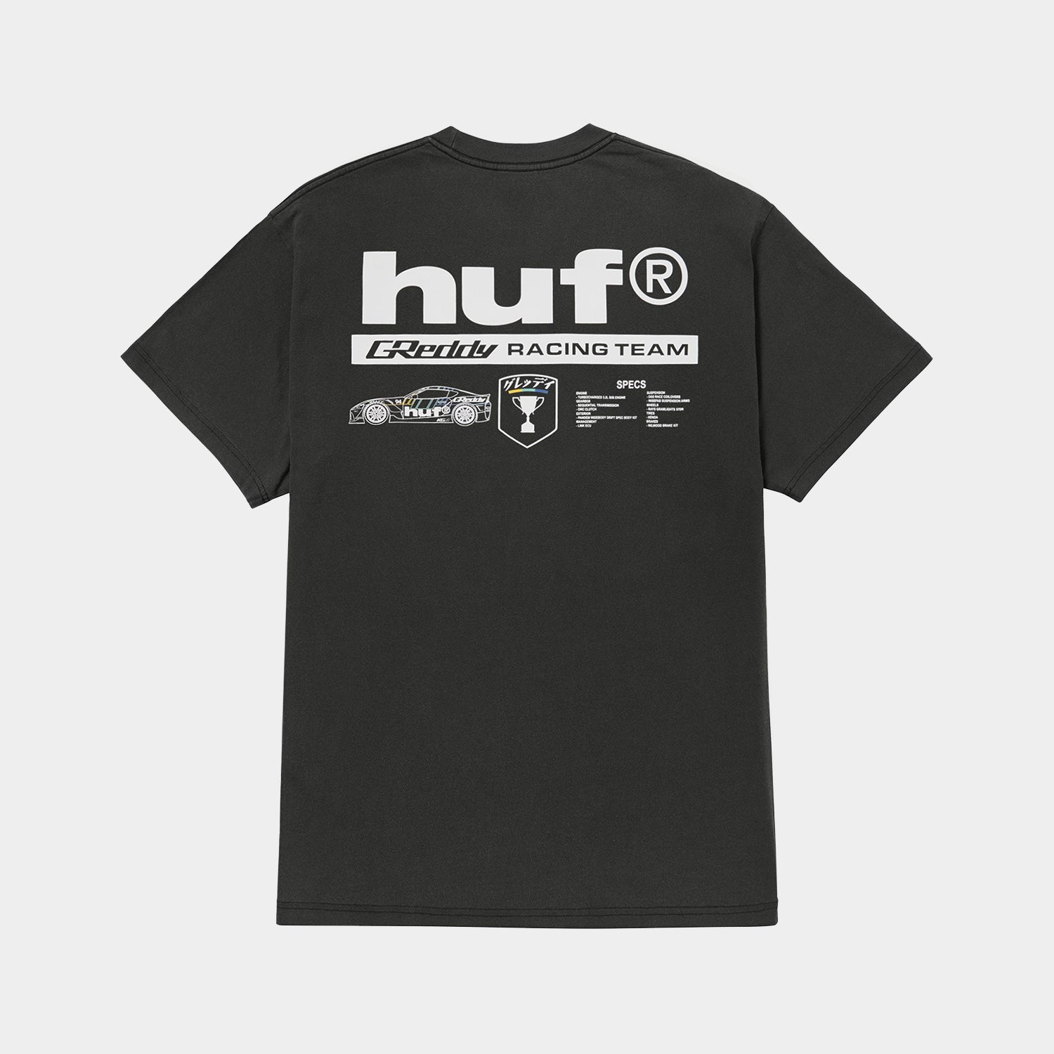 HUF X GREDDY RACING PERFORMANCE TEE - HUF Worldwide JP